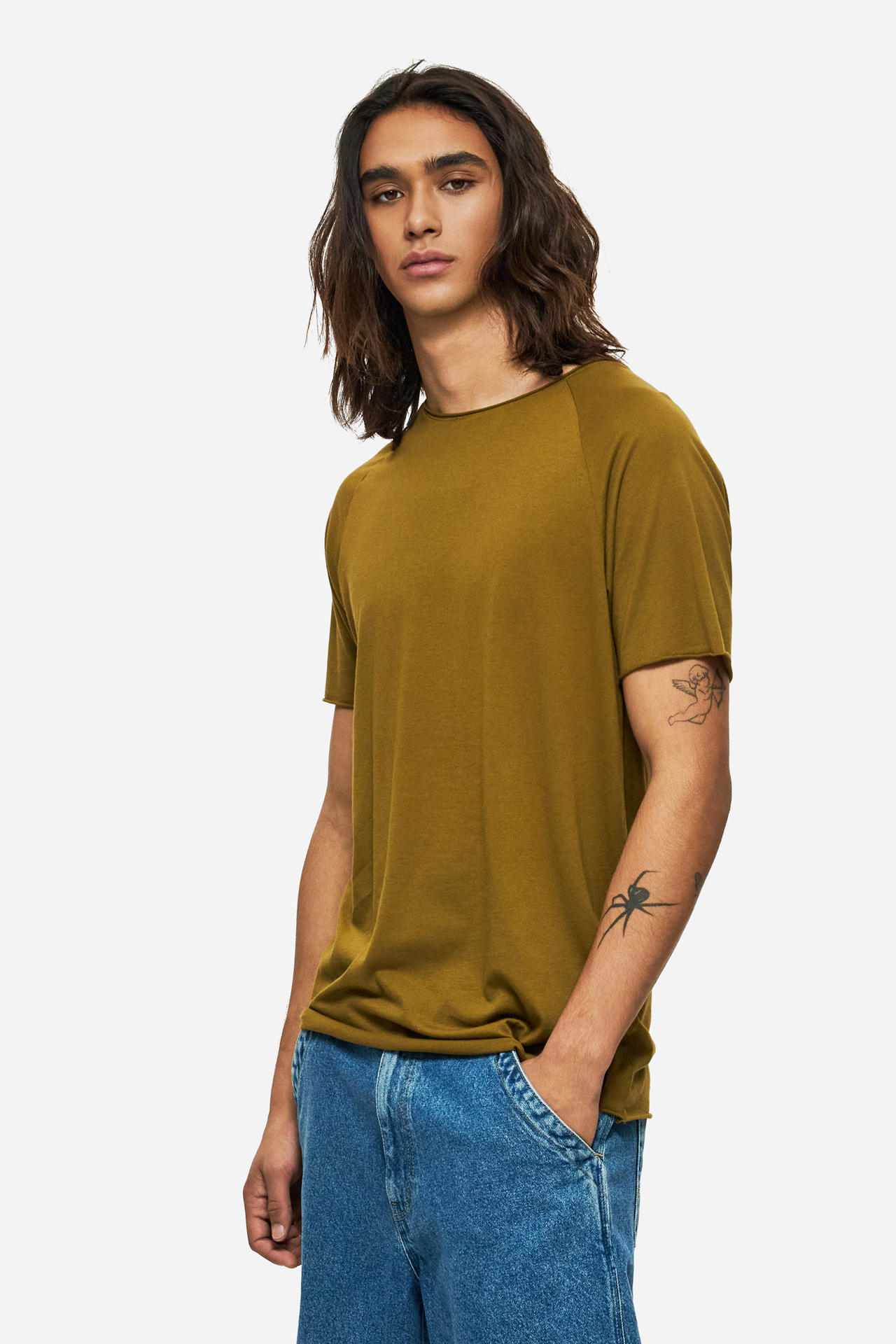 RAW EDGE RAGLAN T-SHIRT