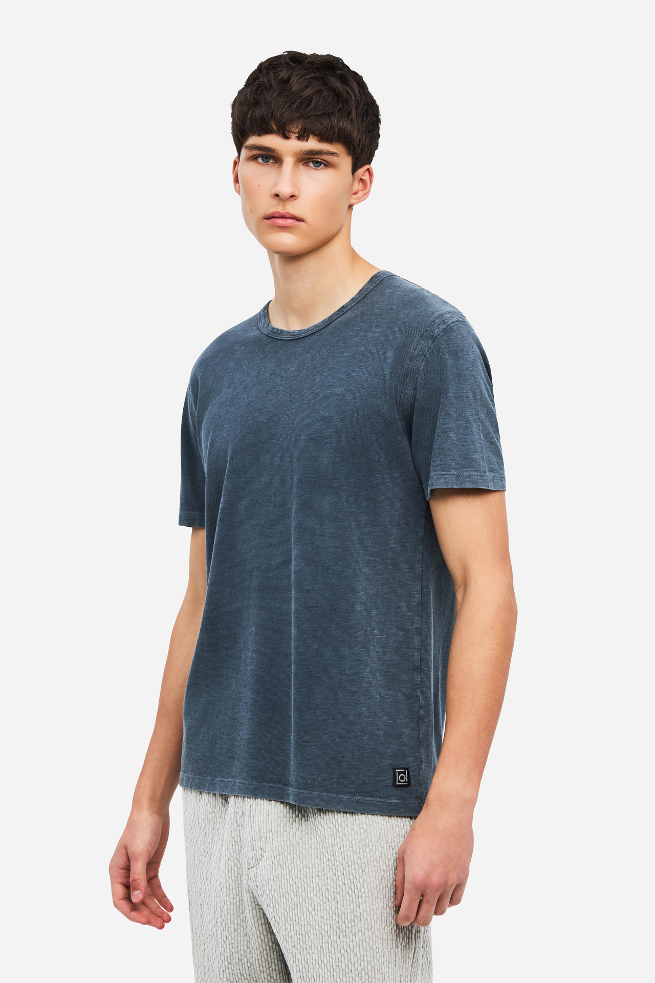 SLUB T-SHIRT WITH SEAM DETAIL