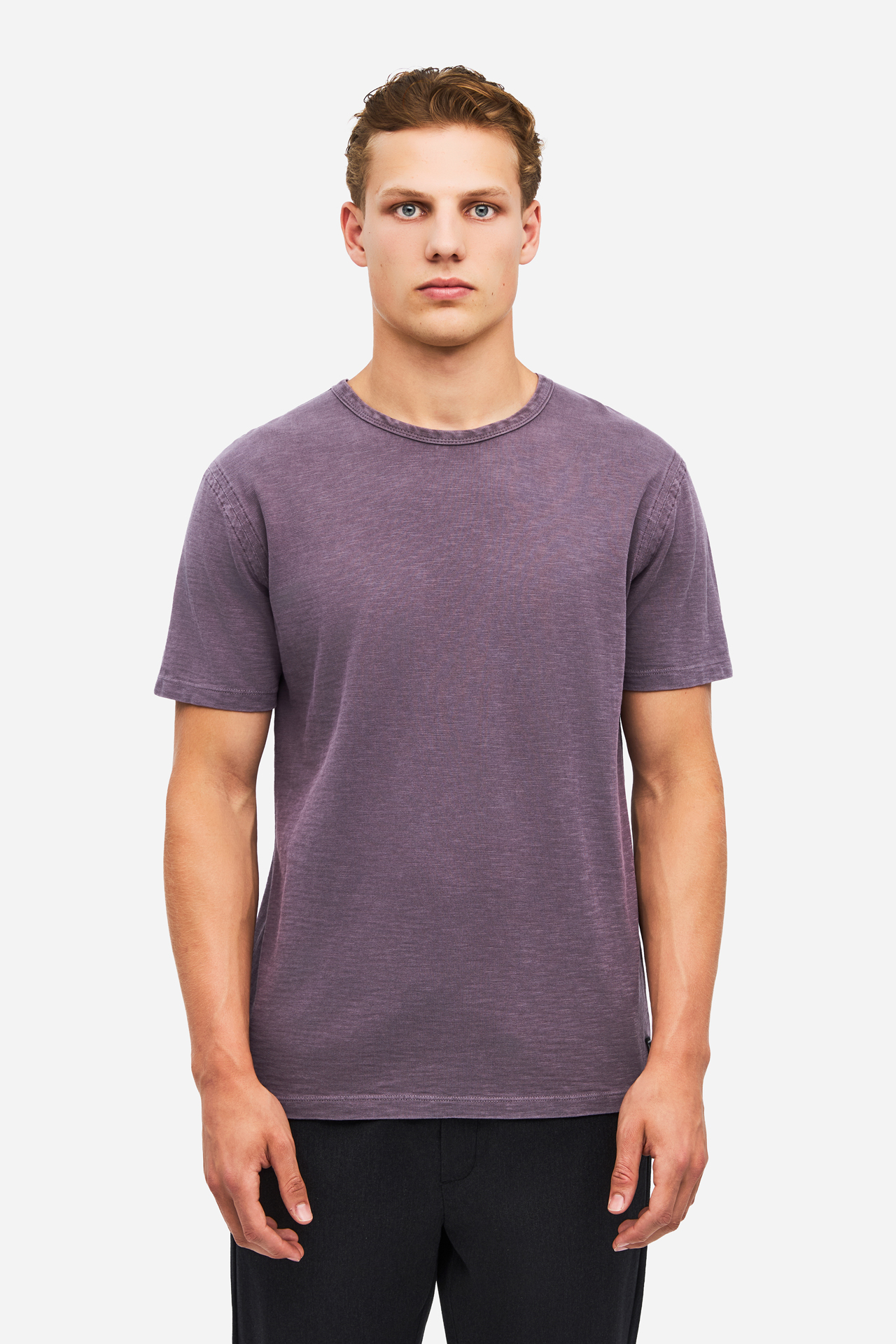 SLUB T-SHIRT WITH SEAM DETAIL