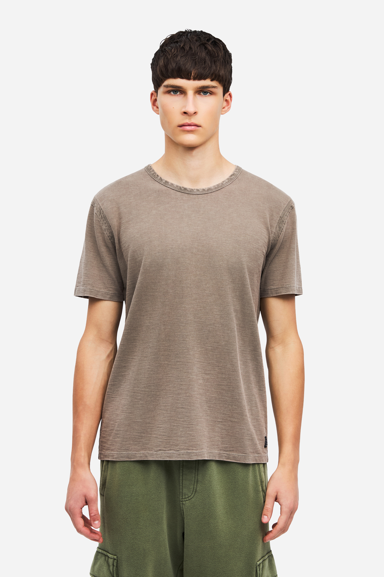 SLUB T-SHIRT WITH SEAM DETAIL