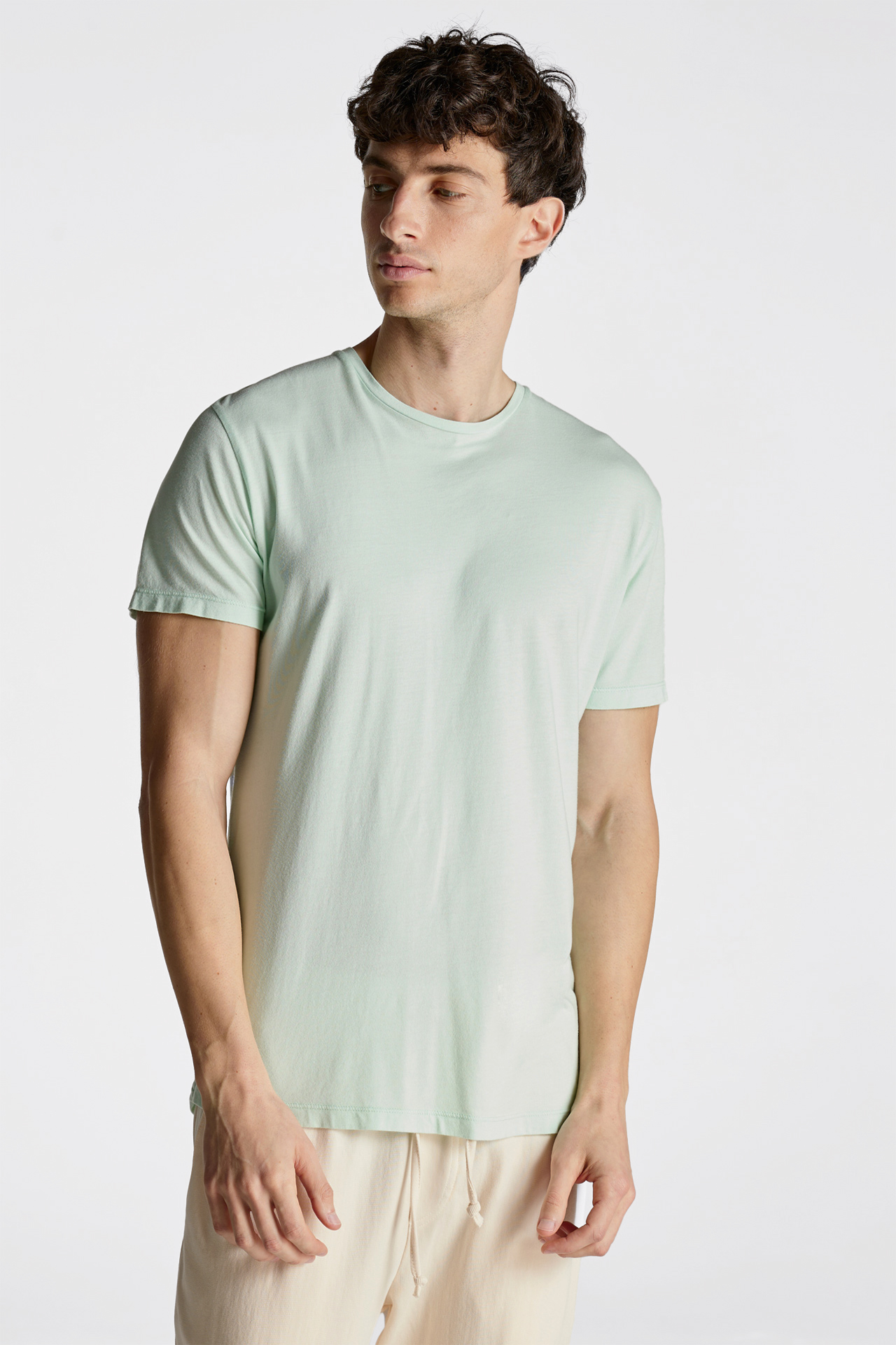 Curved Hem Shortsleeve