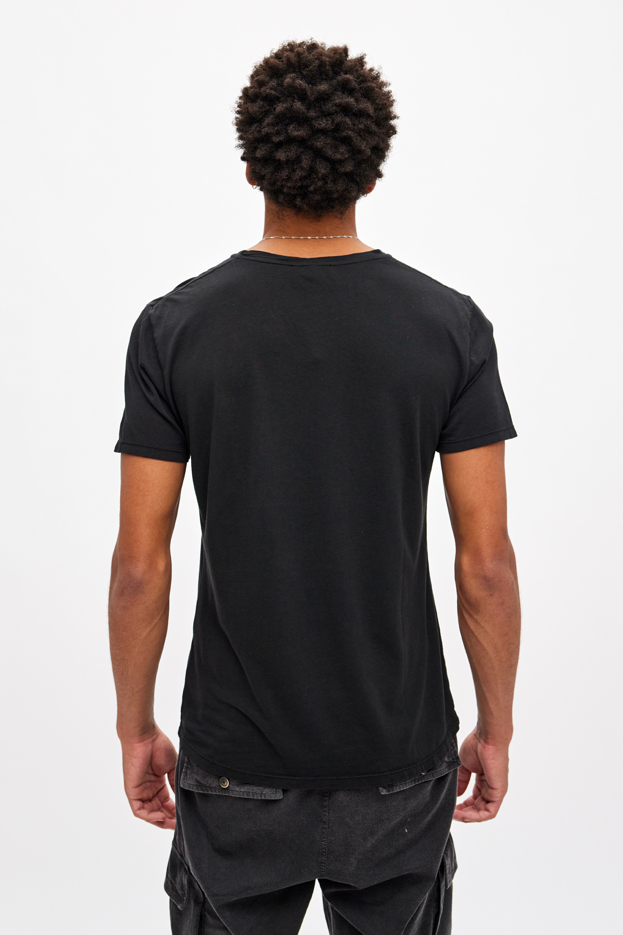 Curved Hem Shortsleeve