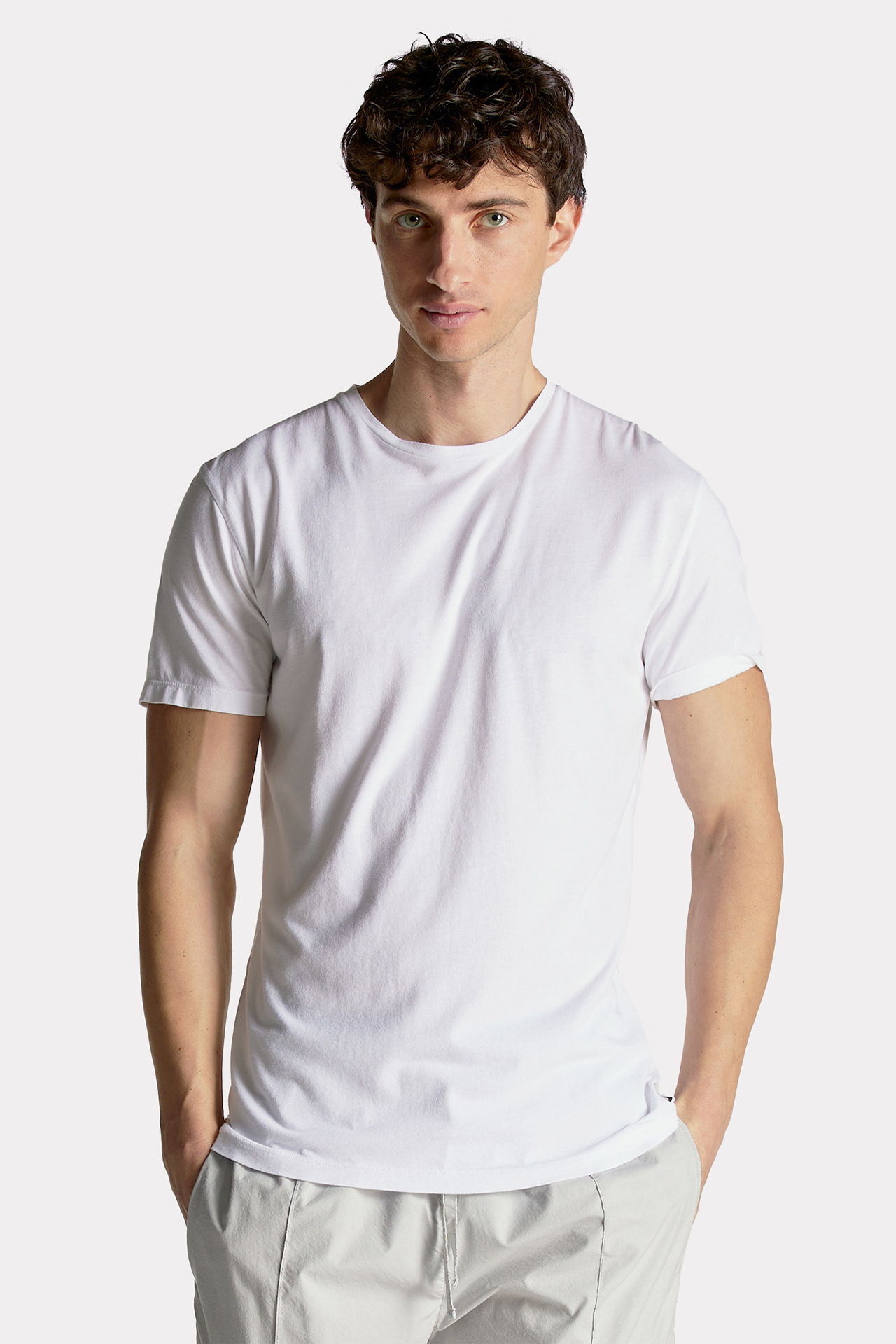 Curved Hem Shortsleeve