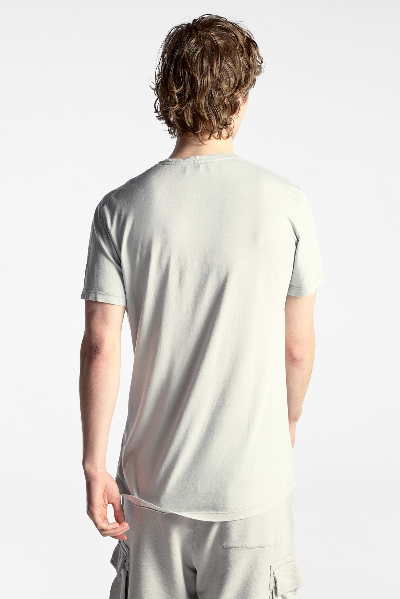 Curved Hem Shortsleeve