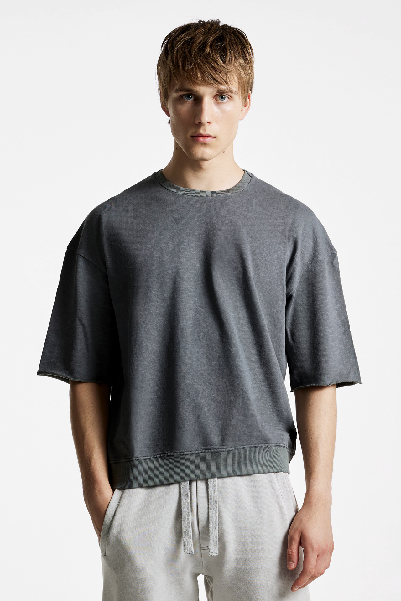 Relaxed Fit With Neck Detail T-Shirt