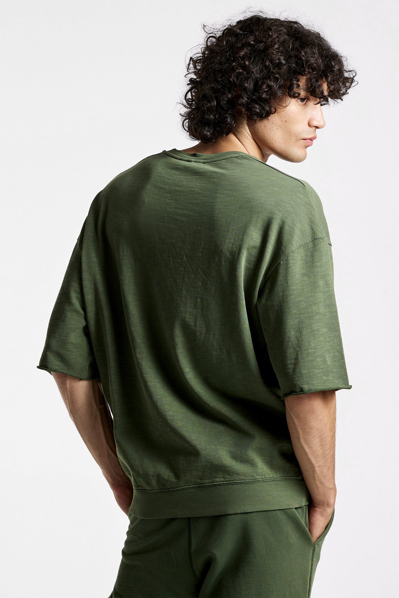 Relaxed Fit With Neck Detail T-Shirt