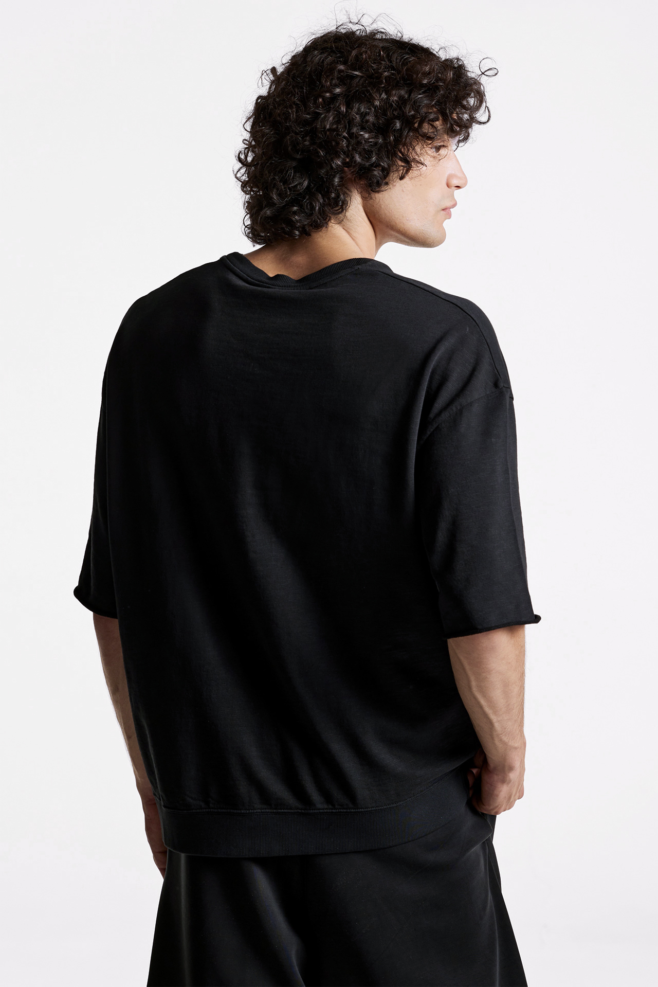 Relaxed Fit With Neck Detail T-Shirt