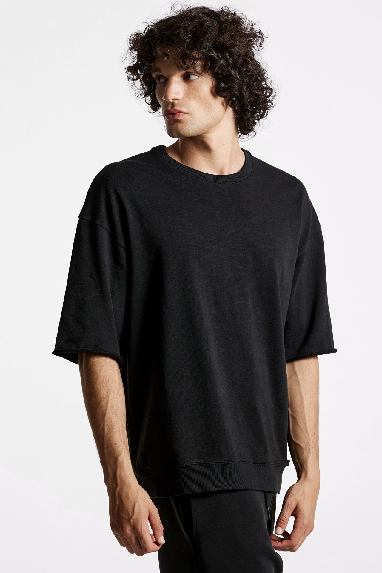 Relaxed Fit With Neck Detail T-Shirt