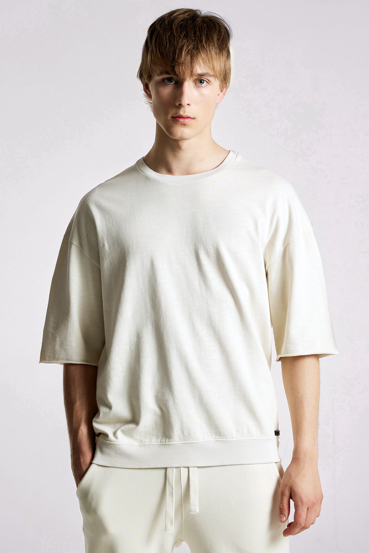 Relaxed Fit With Neck Detail T-Shirt