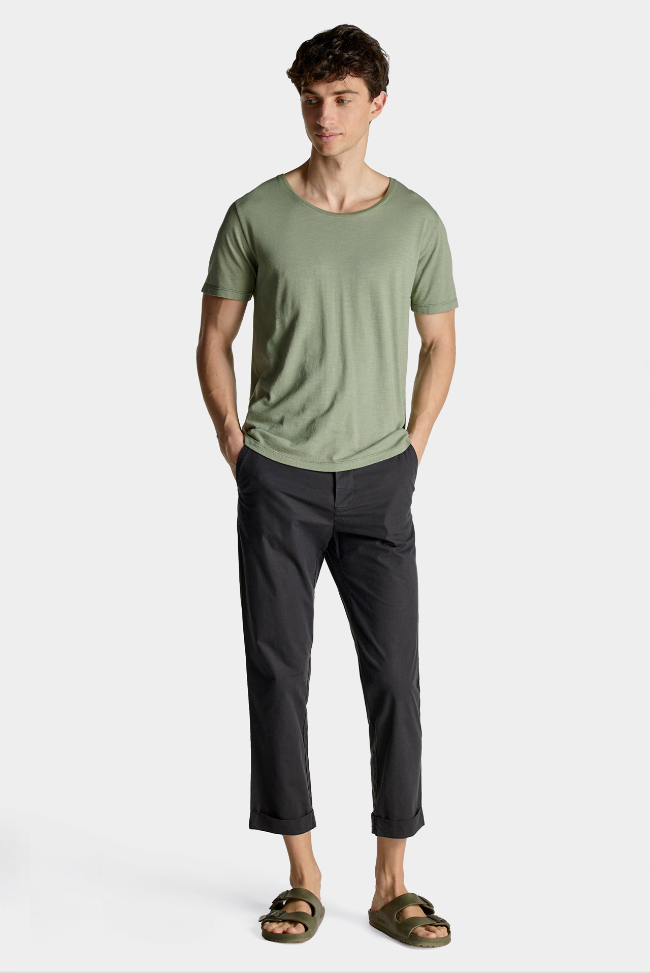 Scoop-Neck Shortsleeve