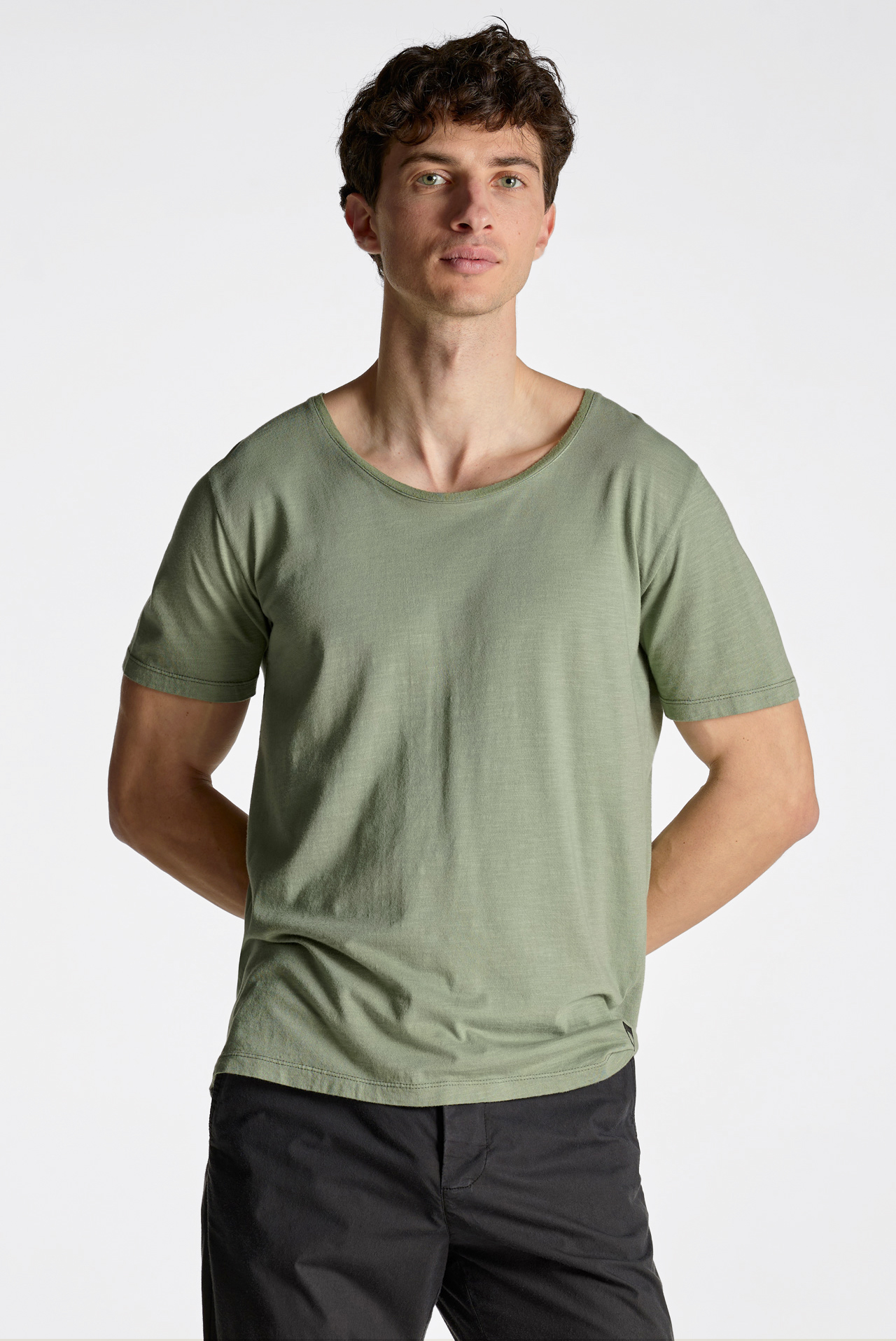 Scoop-Neck Shortsleeve
