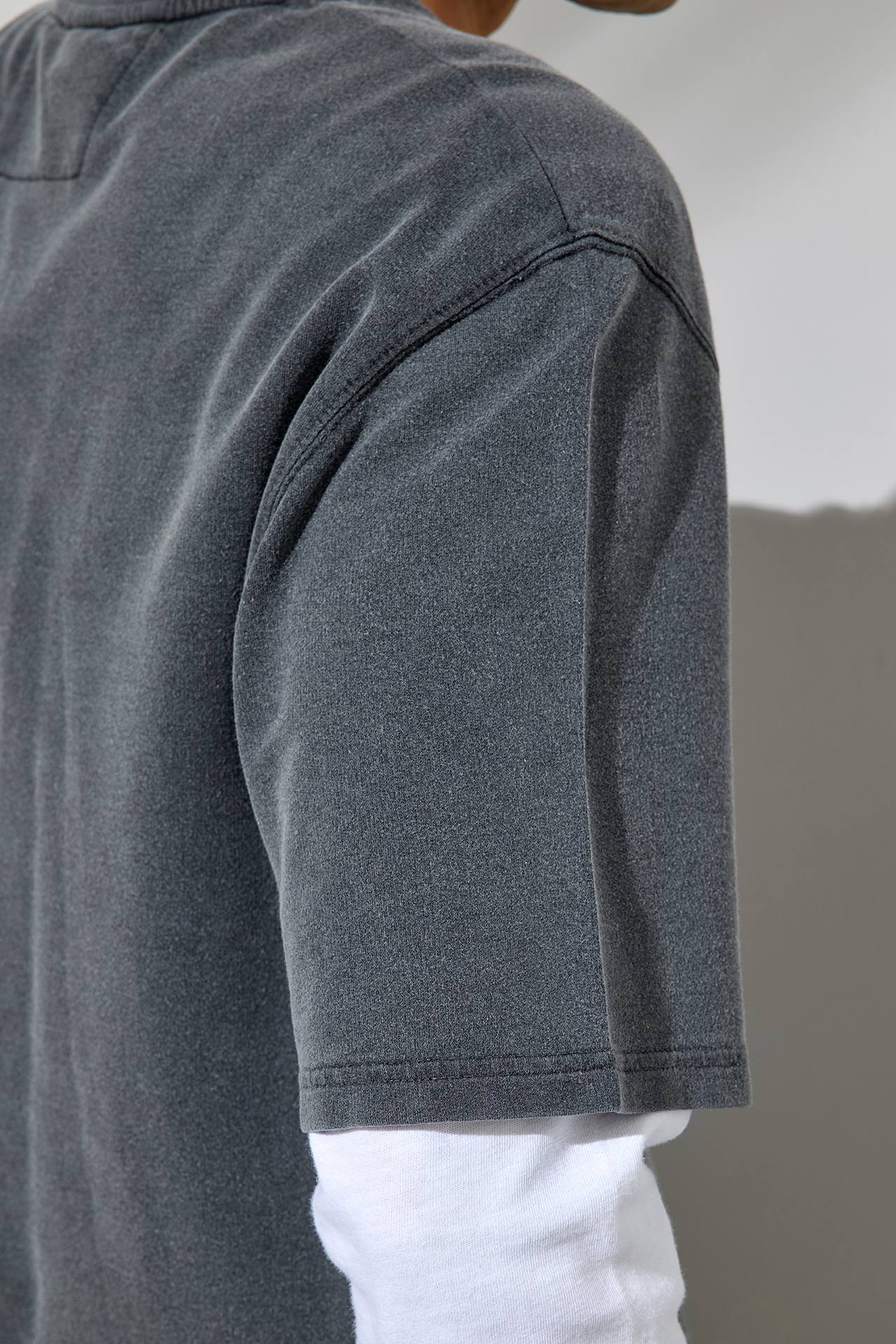 ACID COTTON MODAL OVERSIZED TEE