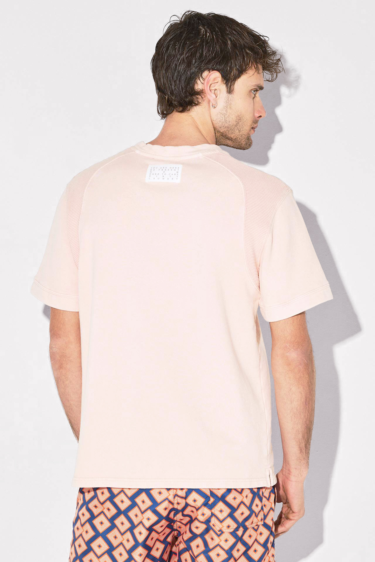 WAFFLE DETAIL OVERSIZE TEE