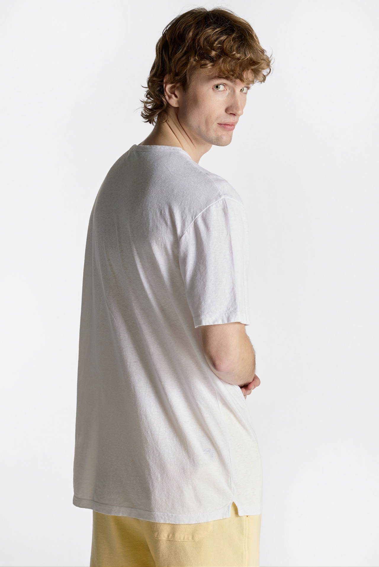 Linen Blend Regular Fit Shortsleeve