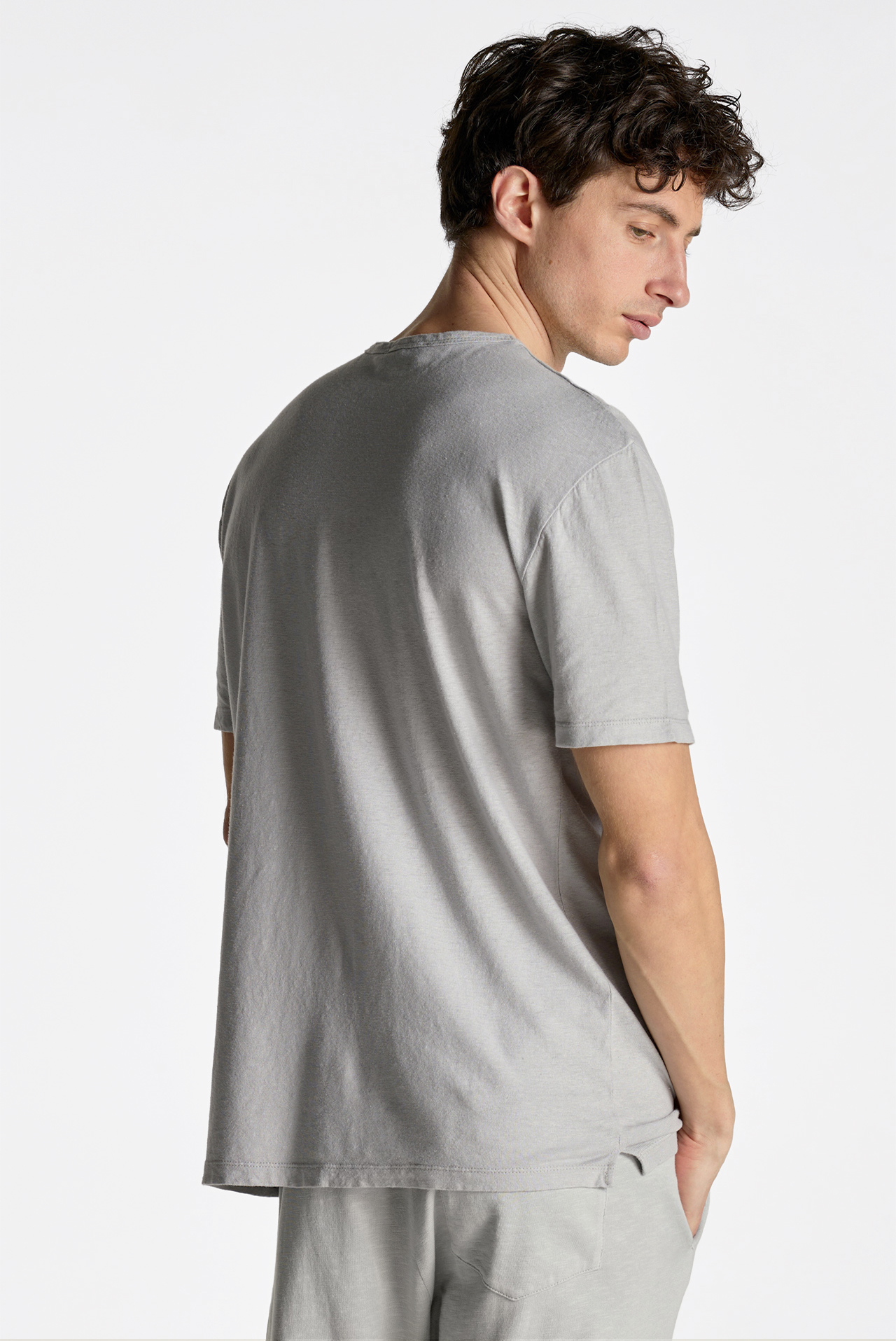 Linen Blend Regular Fit Shortsleeve