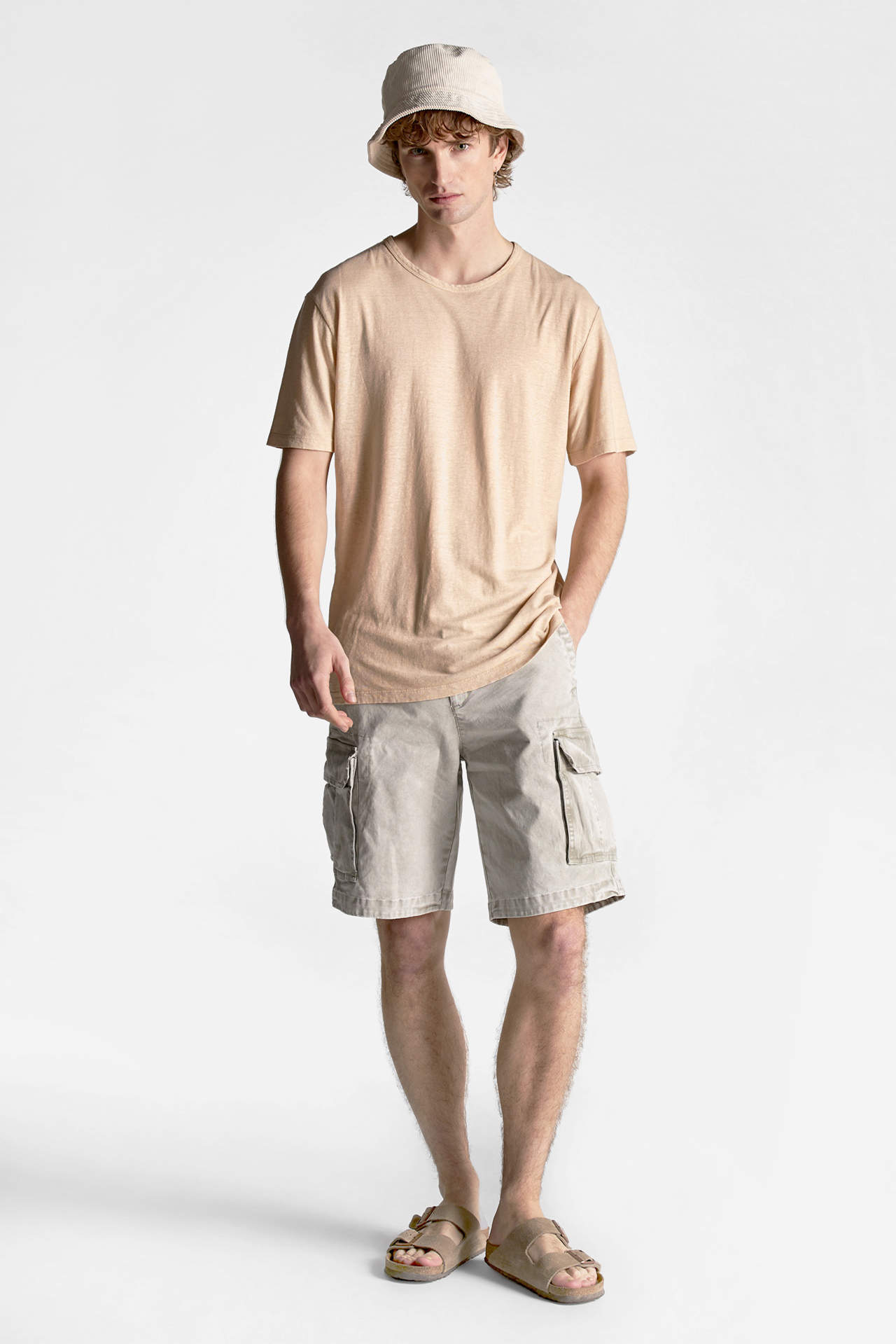 Linen Blend Regular Fit Shortsleeve