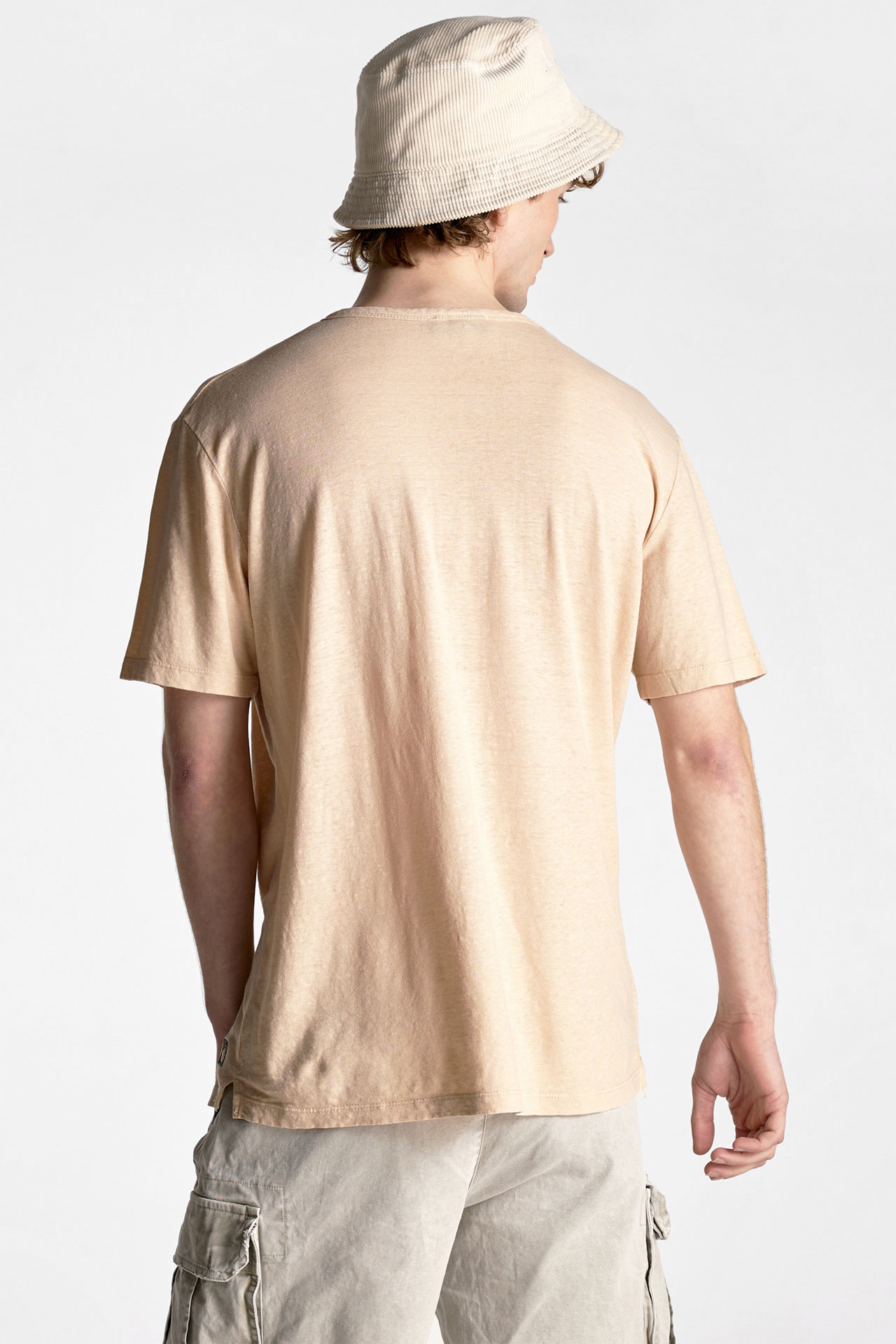 Linen Blend Regular Fit Shortsleeve