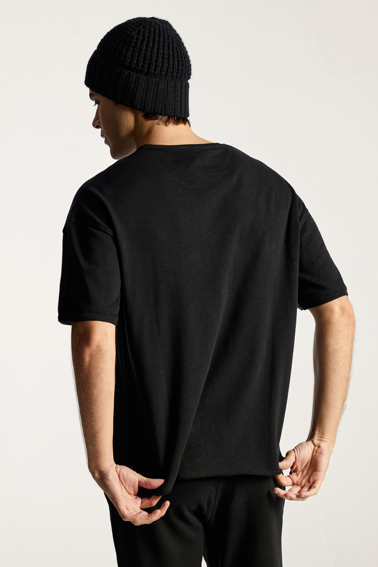 Free Cut Detail T-Shirt