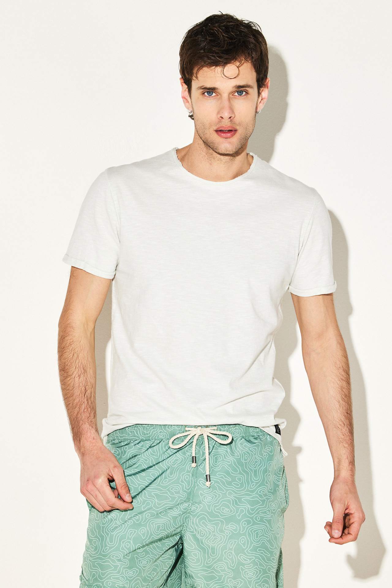 SLUB OPEN STITCHES ACID TEE