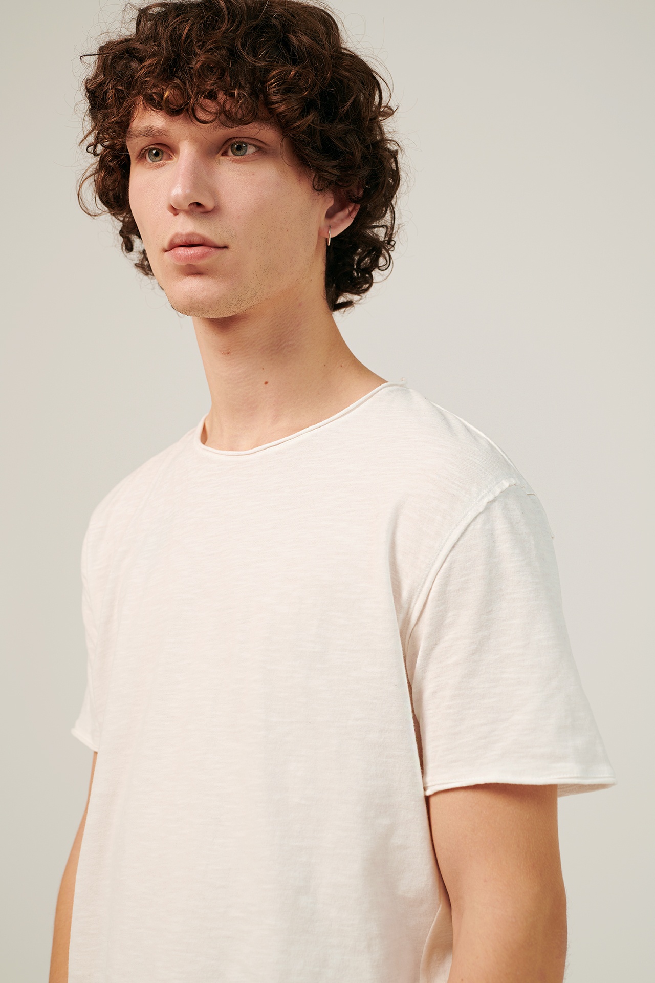 SLUB JERSEY CREWNECK T-SHIRT