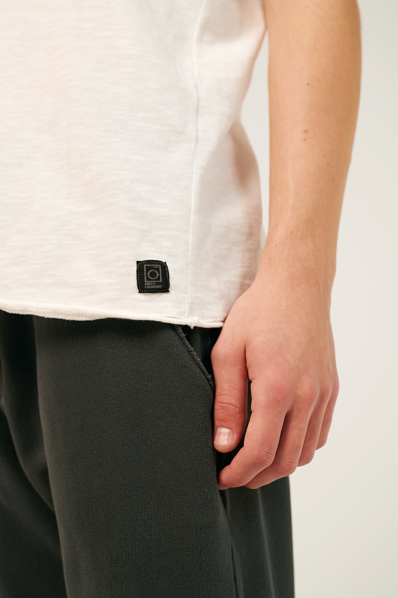 SLUB JERSEY CREWNECK T-SHIRT