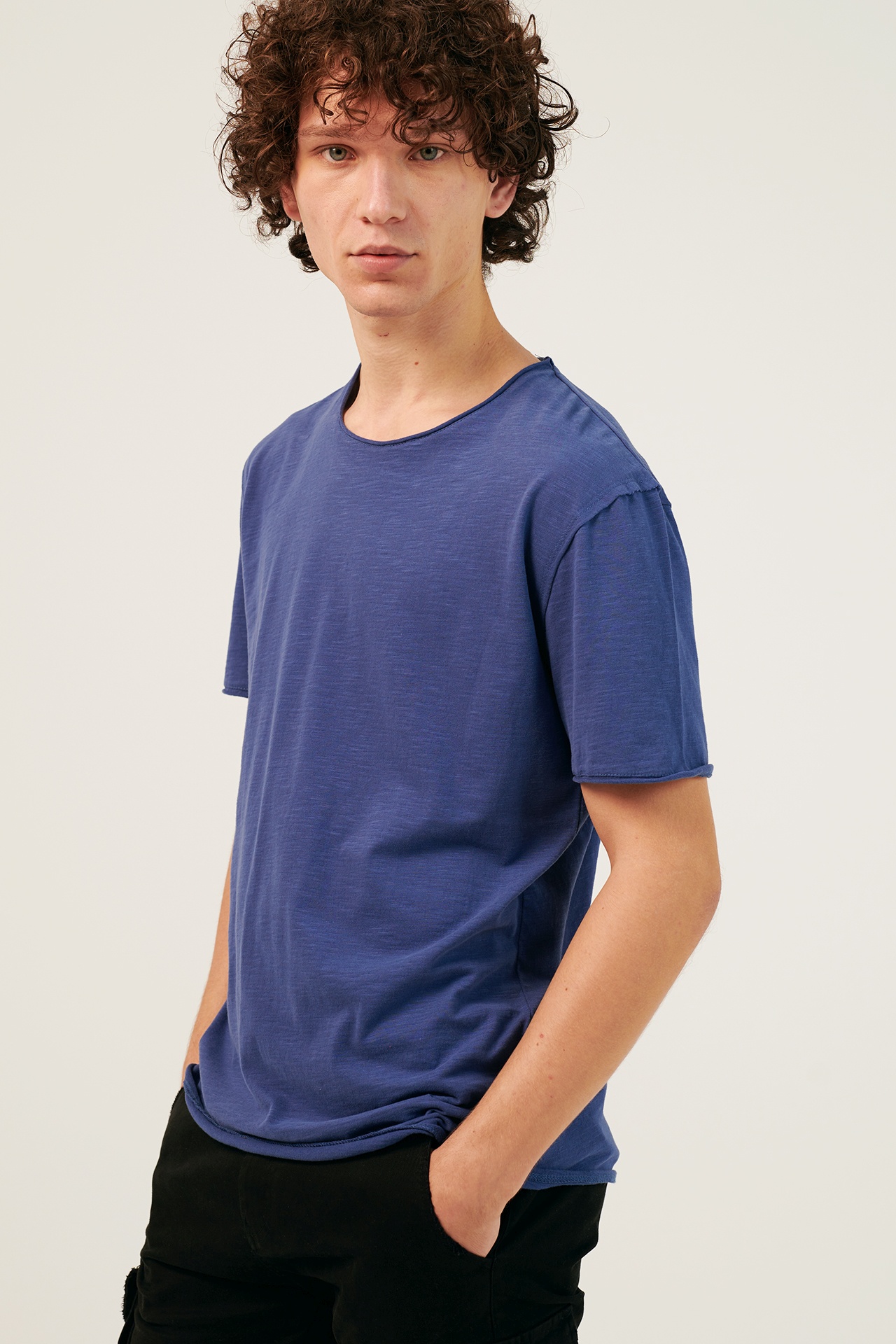 SLUB JERSEY CREWNECK T-SHIRT