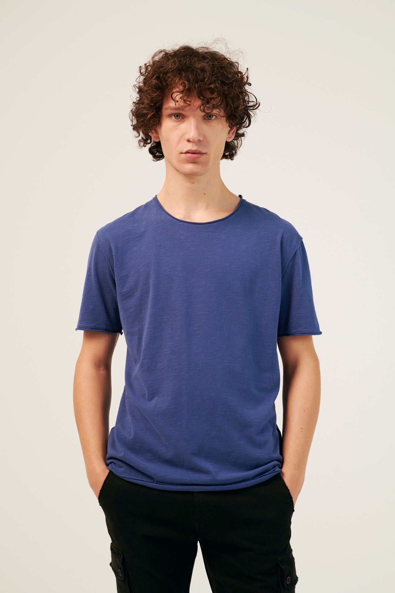 SLUB JERSEY CREWNECK T-SHIRT