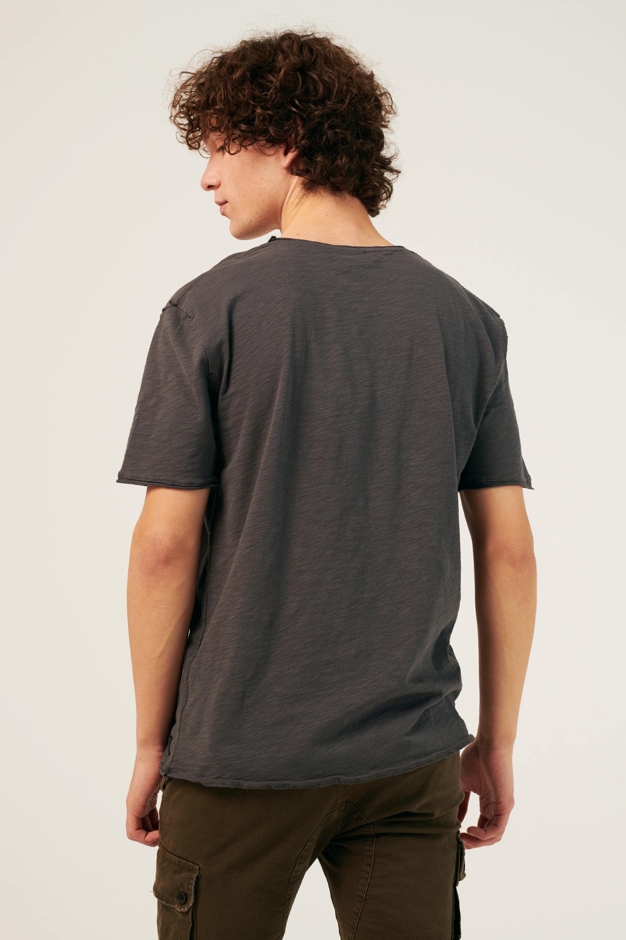SLUB JERSEY CREWNECK T-SHIRT