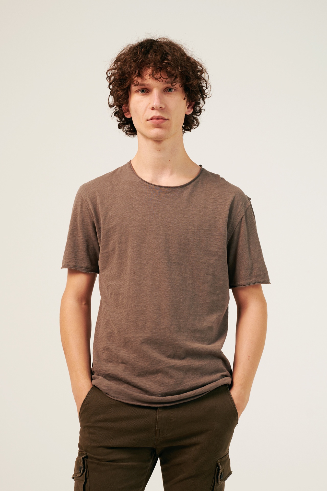 SLUB JERSEY CREWNECK T-SHIRT