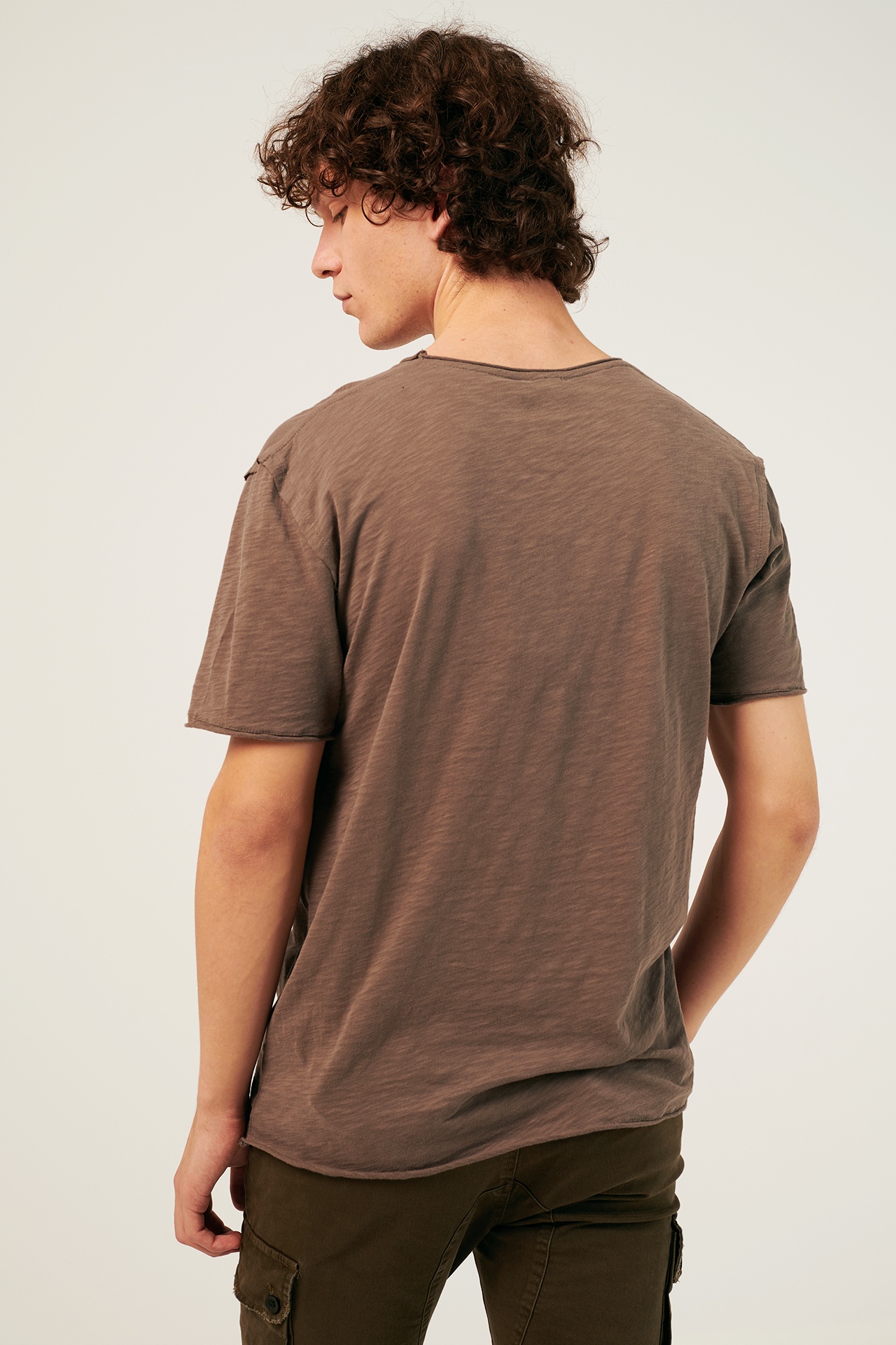 SLUB JERSEY CREWNECK T-SHIRT