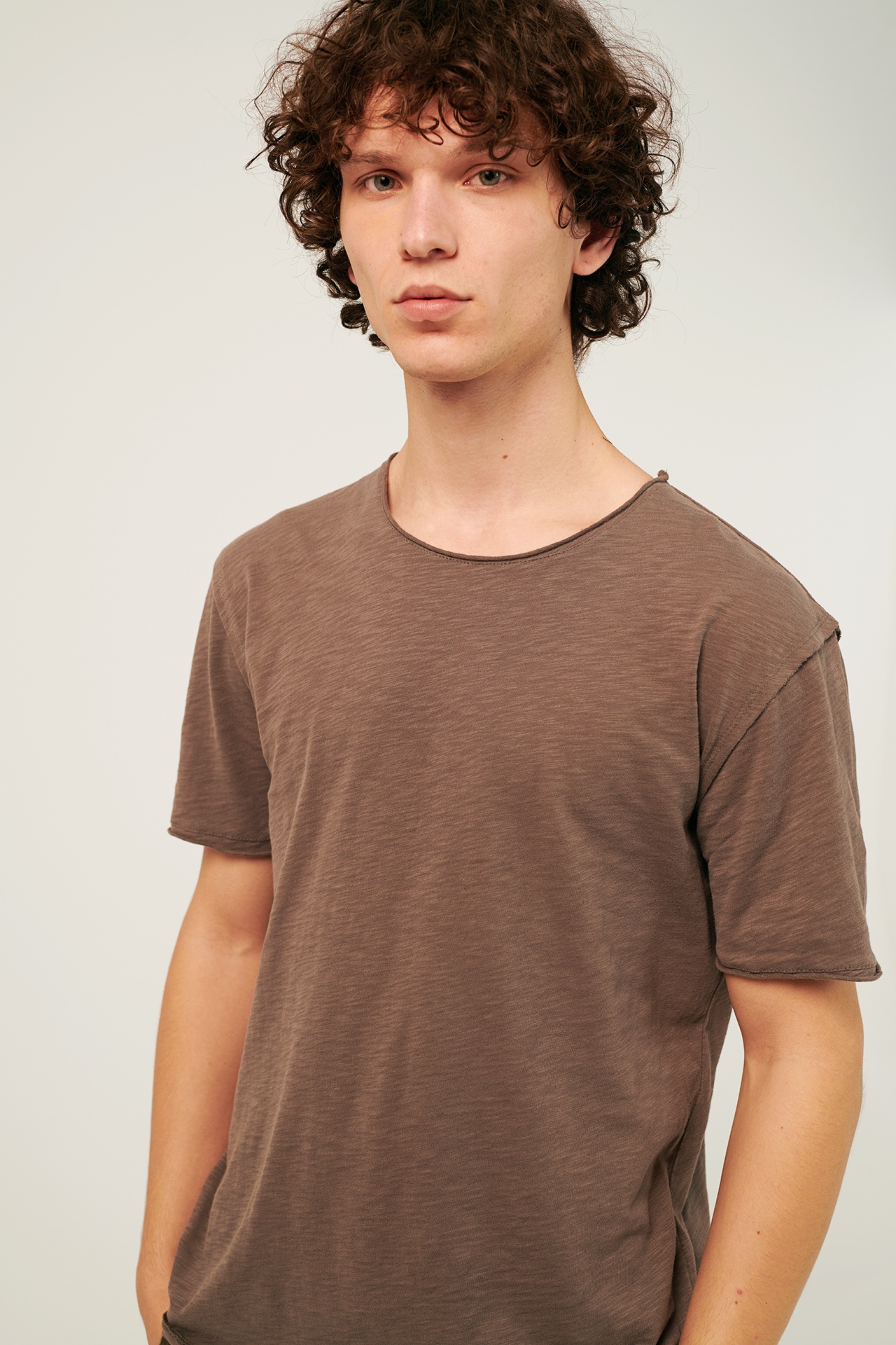 SLUB JERSEY CREWNECK T-SHIRT