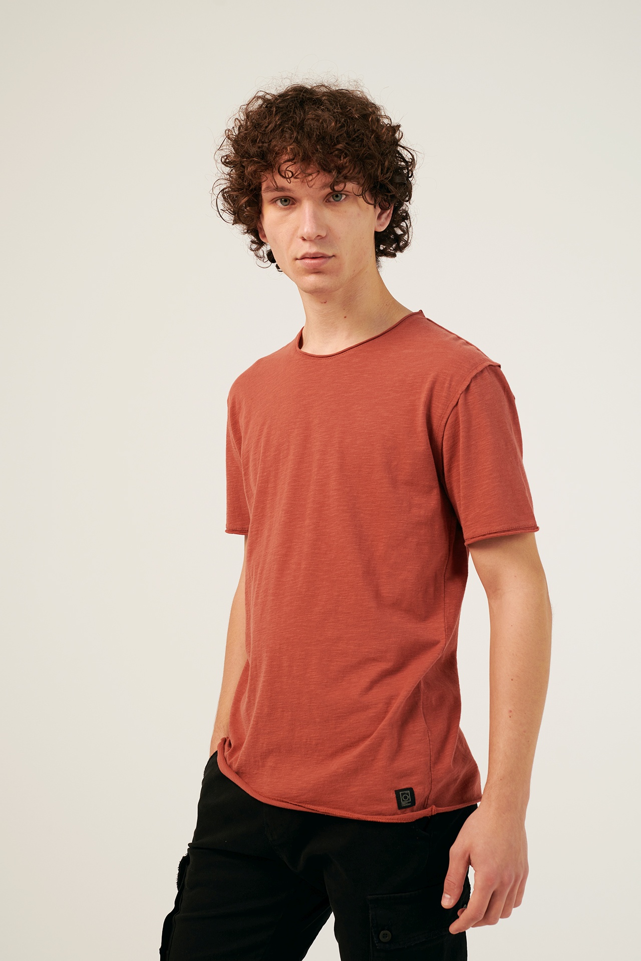SLUB JERSEY CREWNECK T-SHIRT