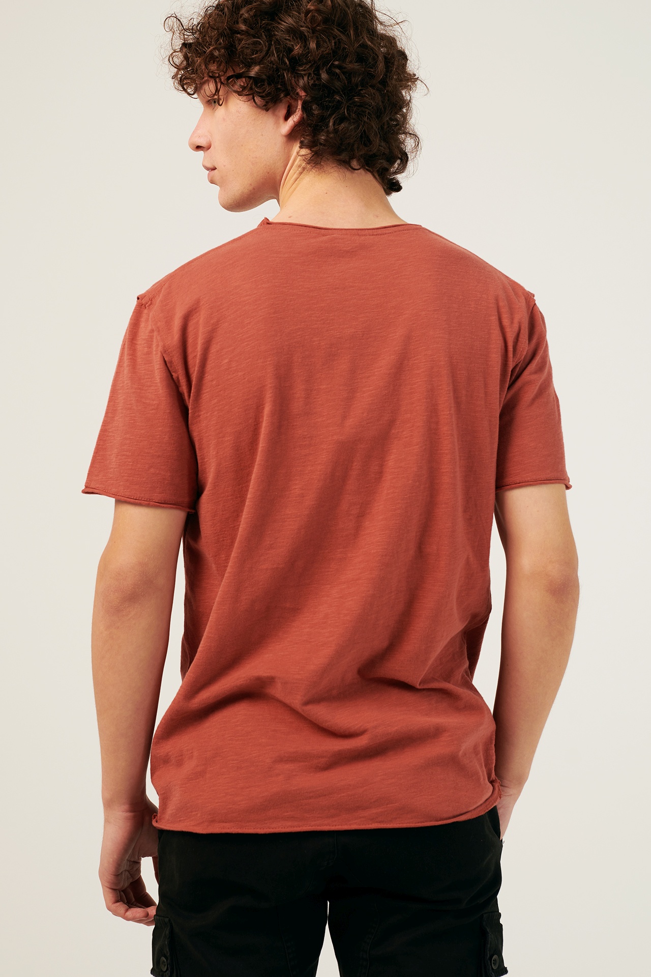 SLUB JERSEY CREWNECK T-SHIRT