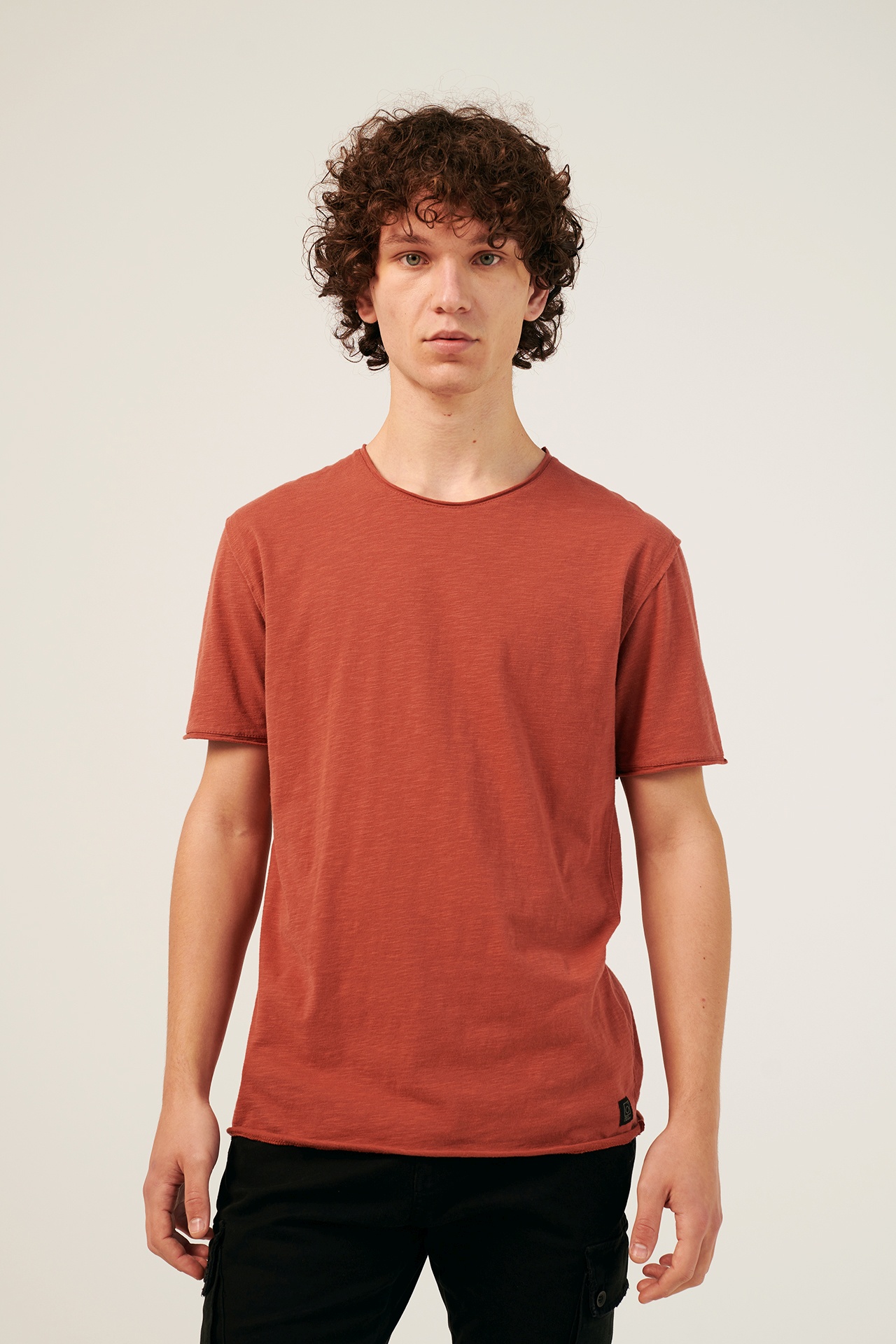 SLUB JERSEY CREWNECK T-SHIRT