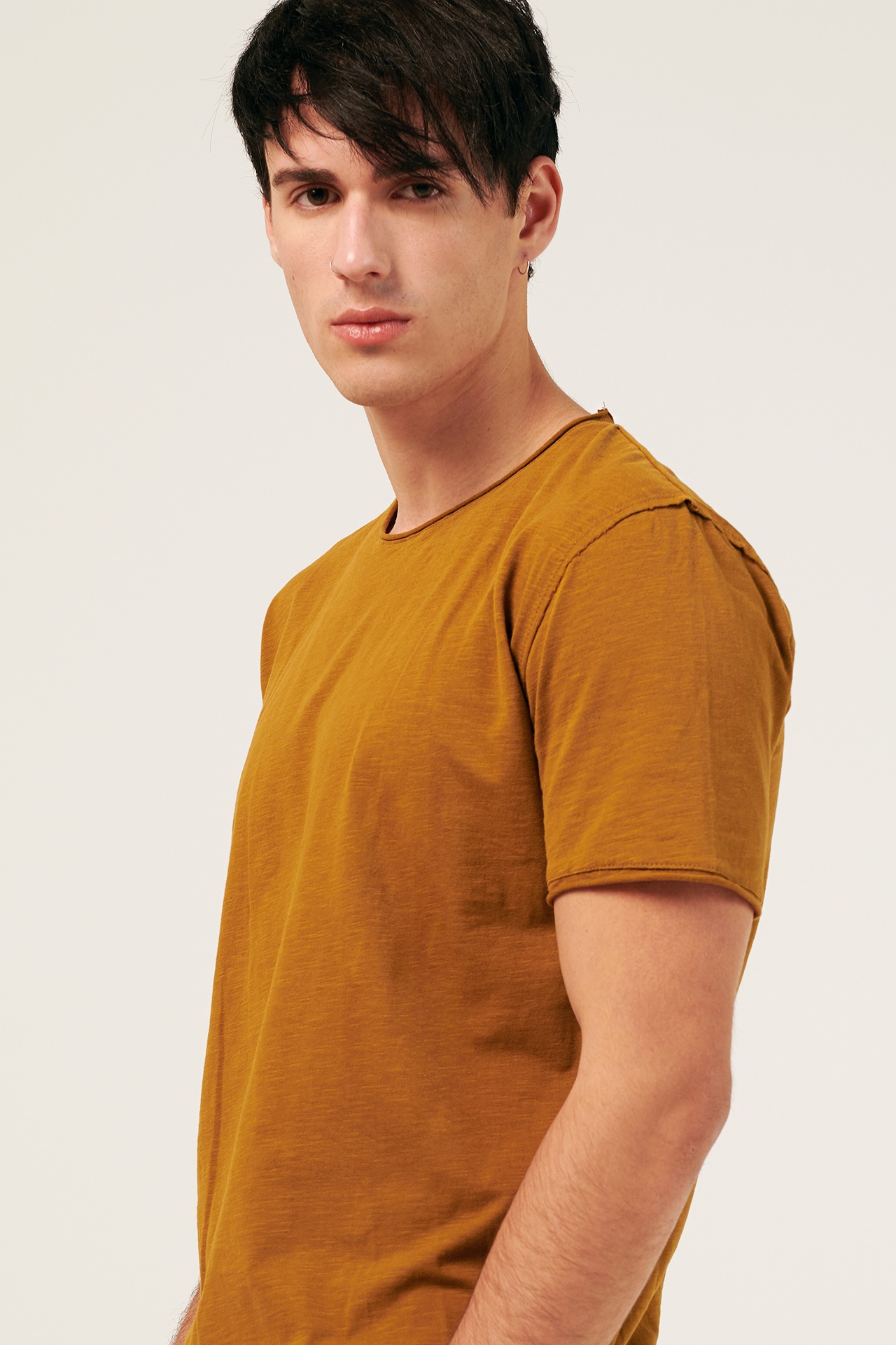 SLUB JERSEY CREWNECK T-SHIRT