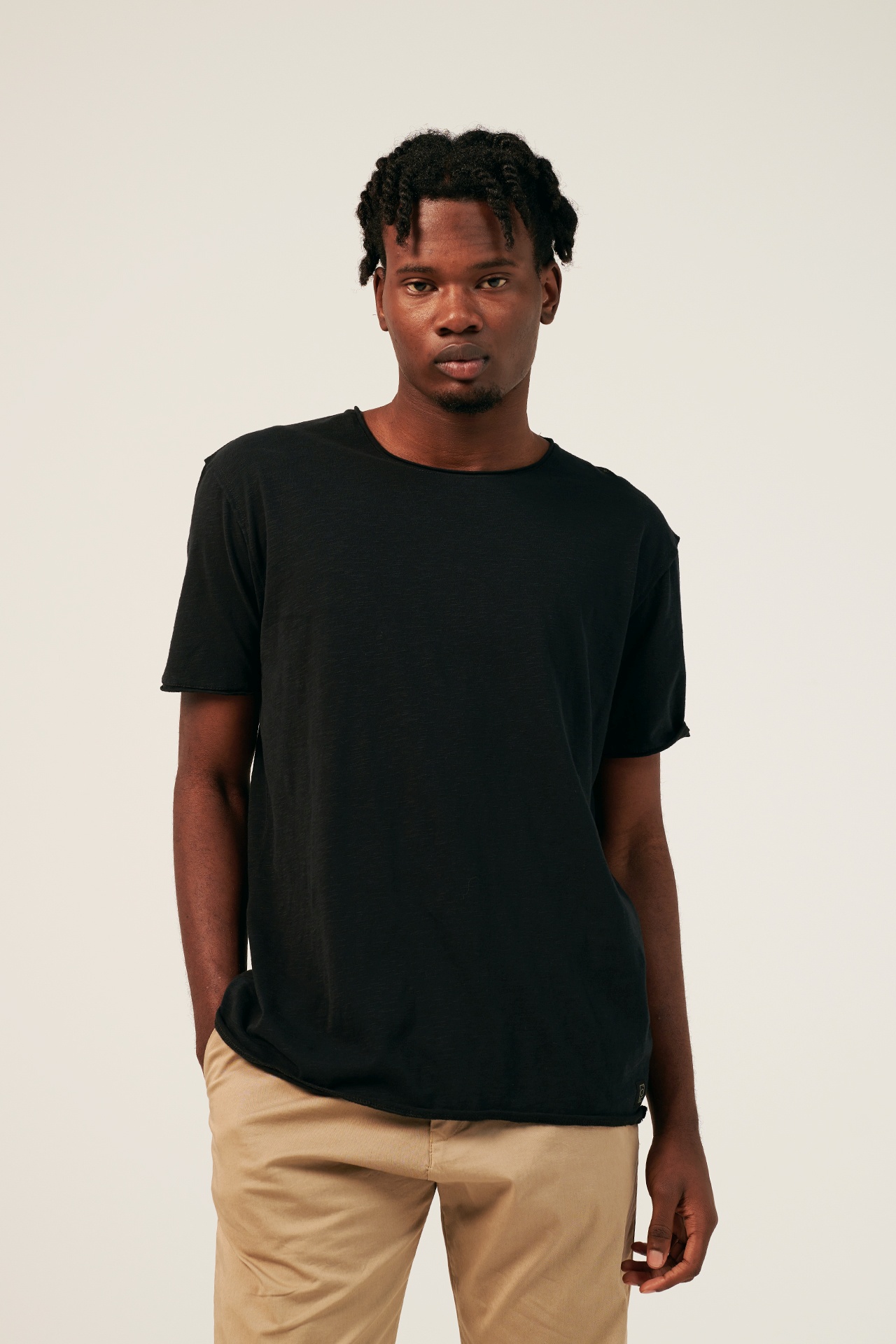 SLUB JERSEY CREWNECK T-SHIRT