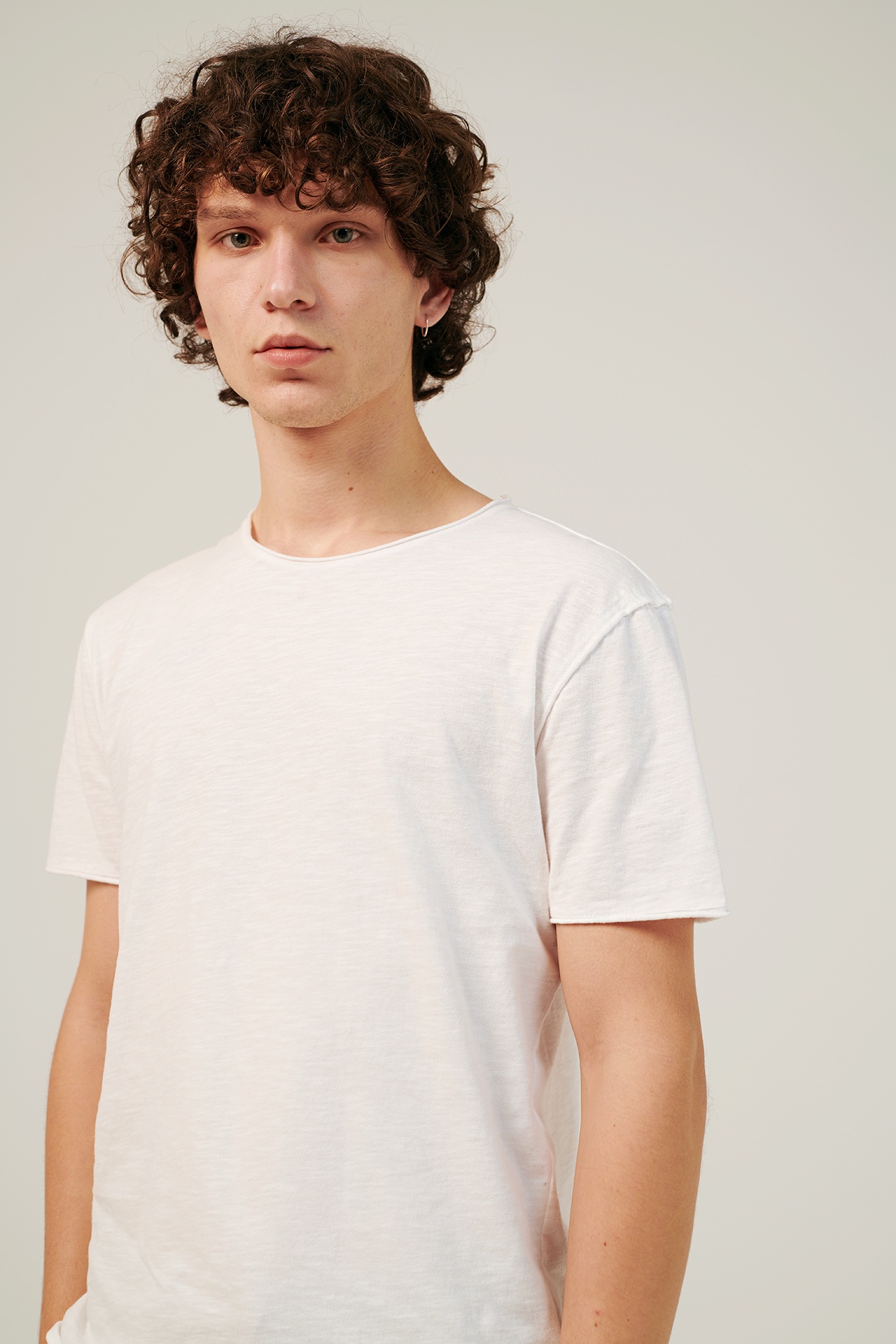 SLUB JERSEY CREWNECK T-SHIRT