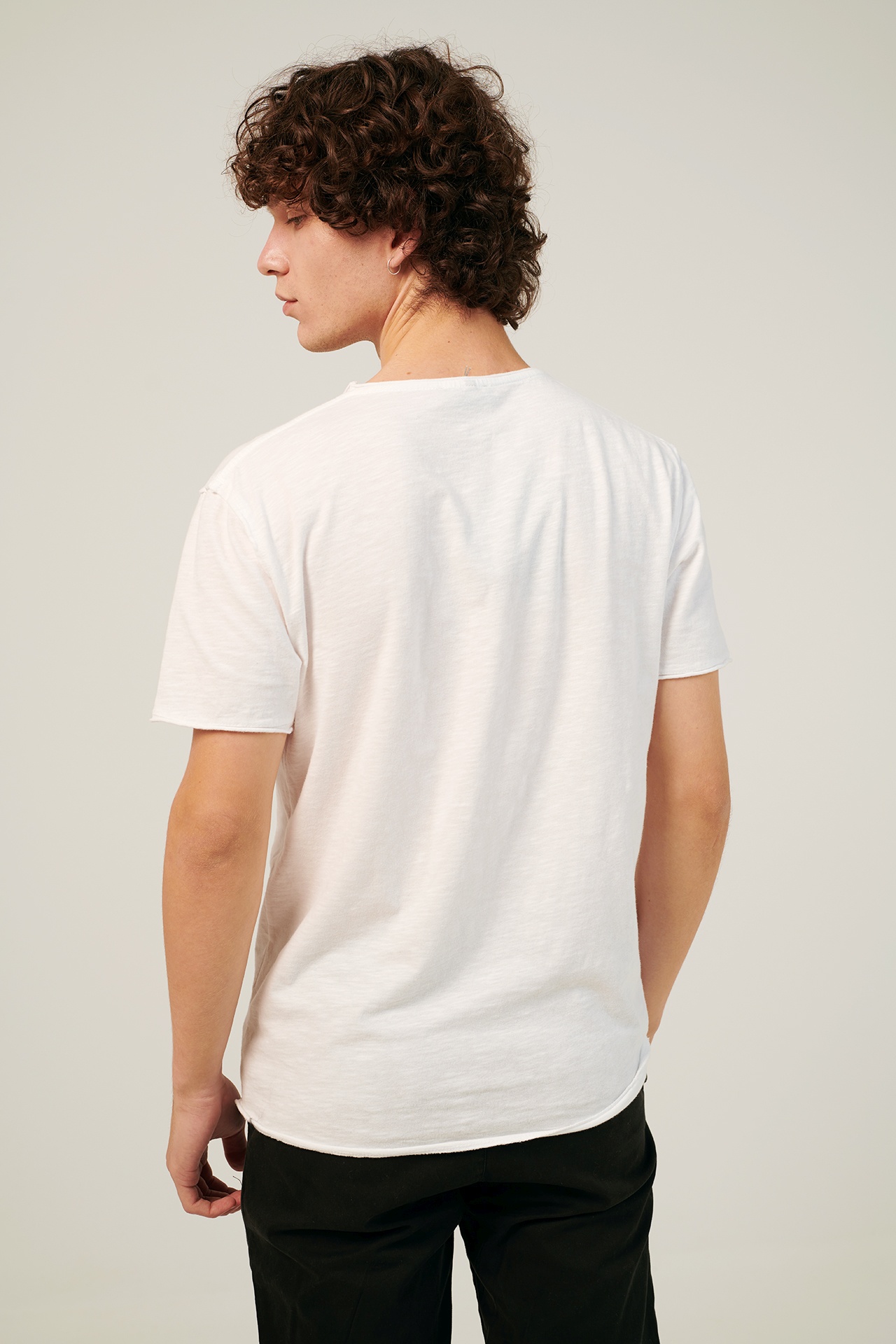 SLUB JERSEY CREWNECK T-SHIRT