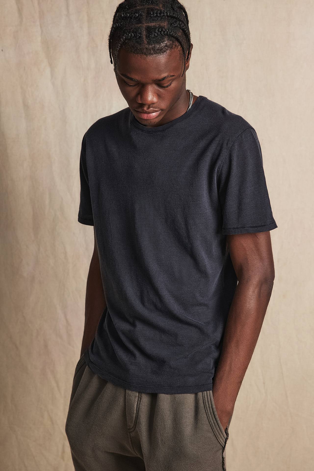 ACID MODAL RIB NECK TEE