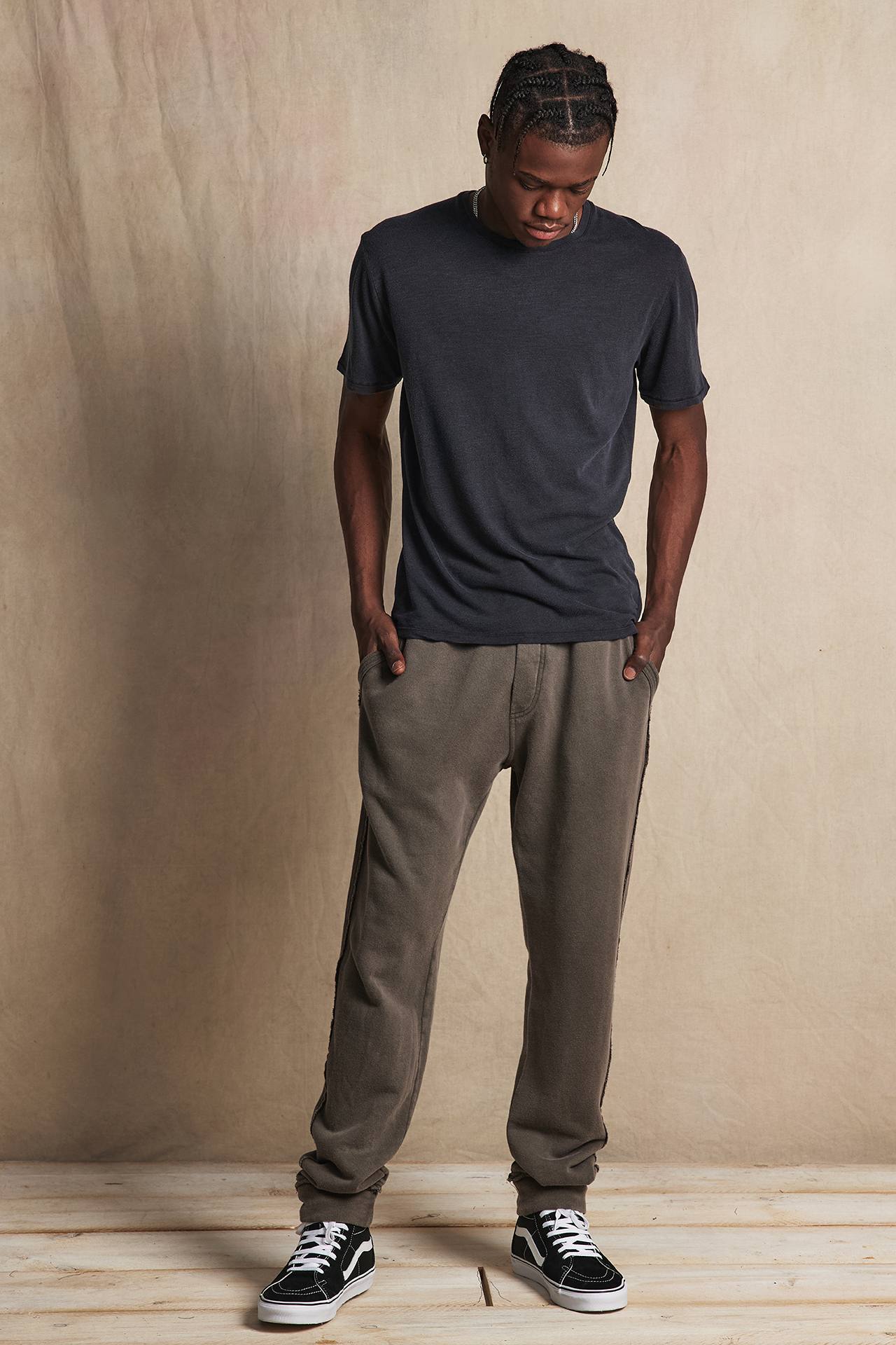 ACID MODAL RIB NECK TEE