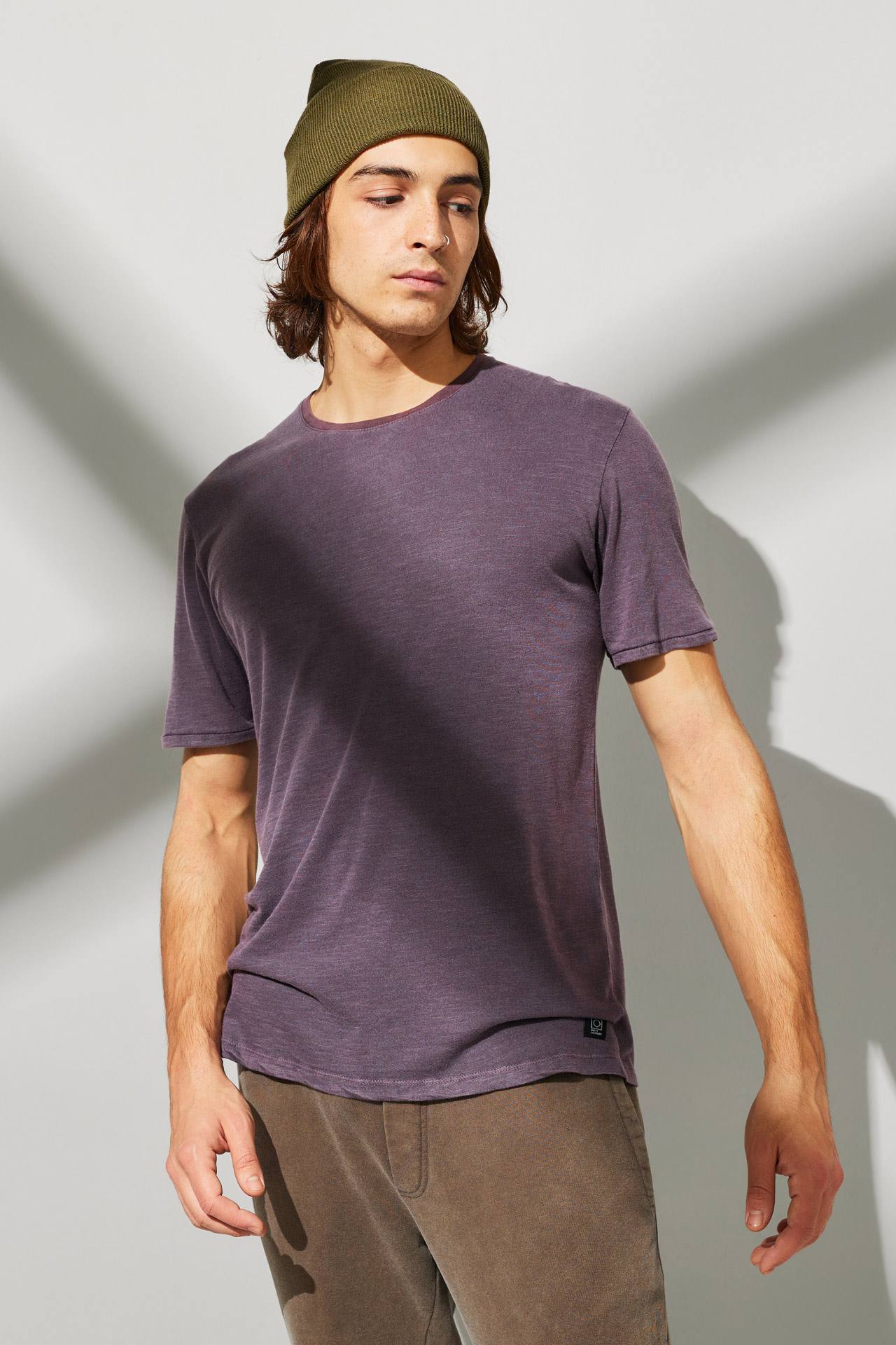 ACID MODAL RIB NECK TEE