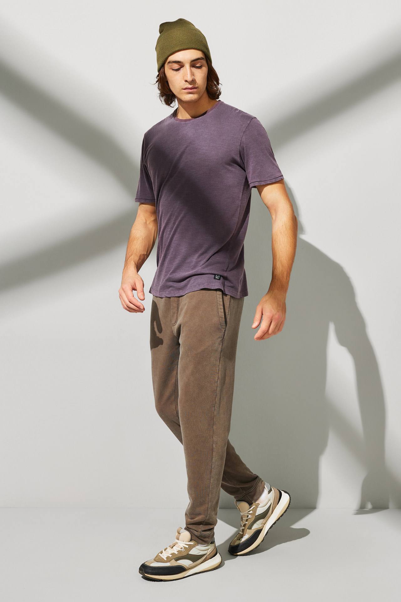 ACID MODAL RIB NECK TEE