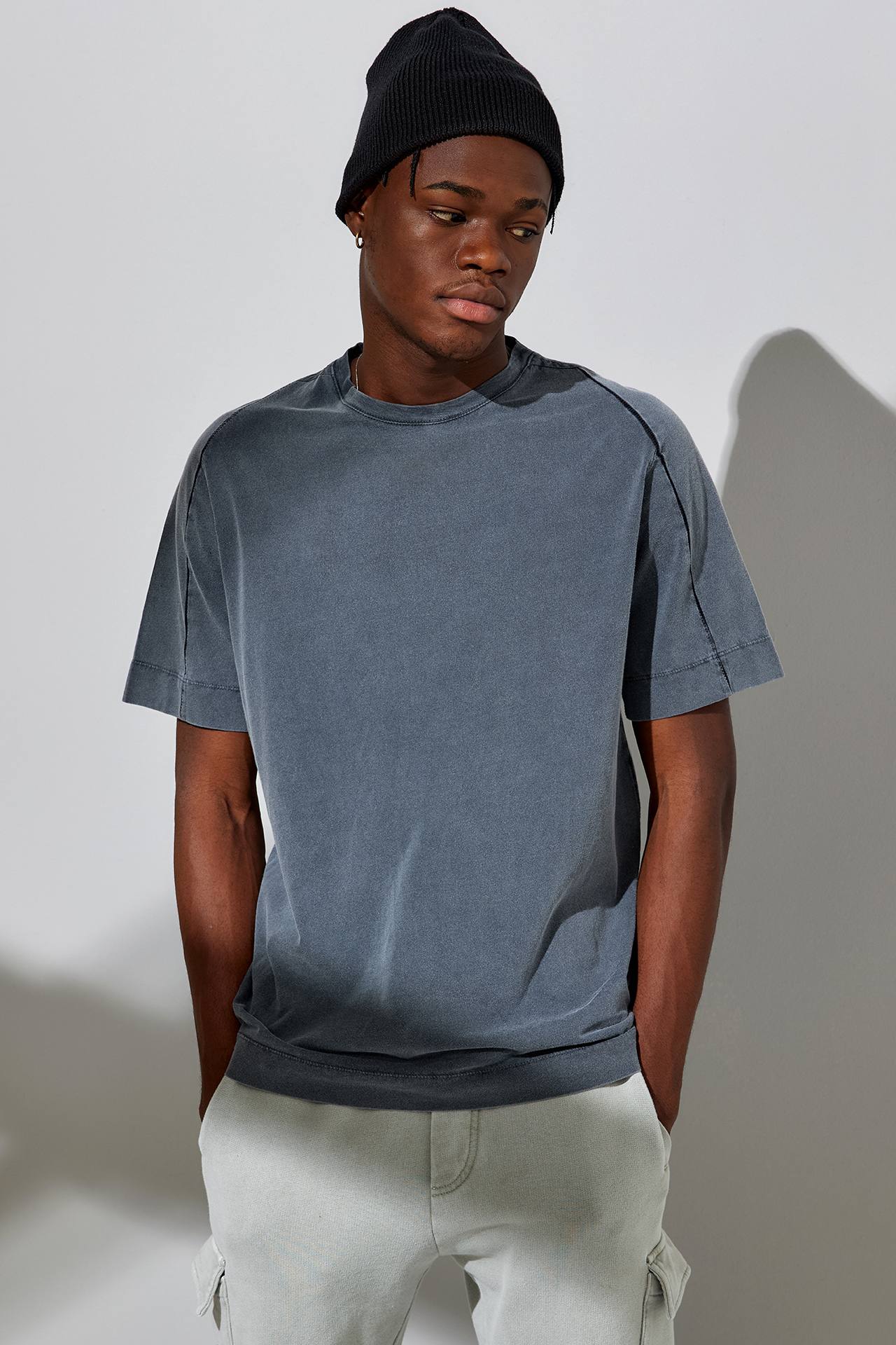 ACID OPEN STITCH DETAIL TEE