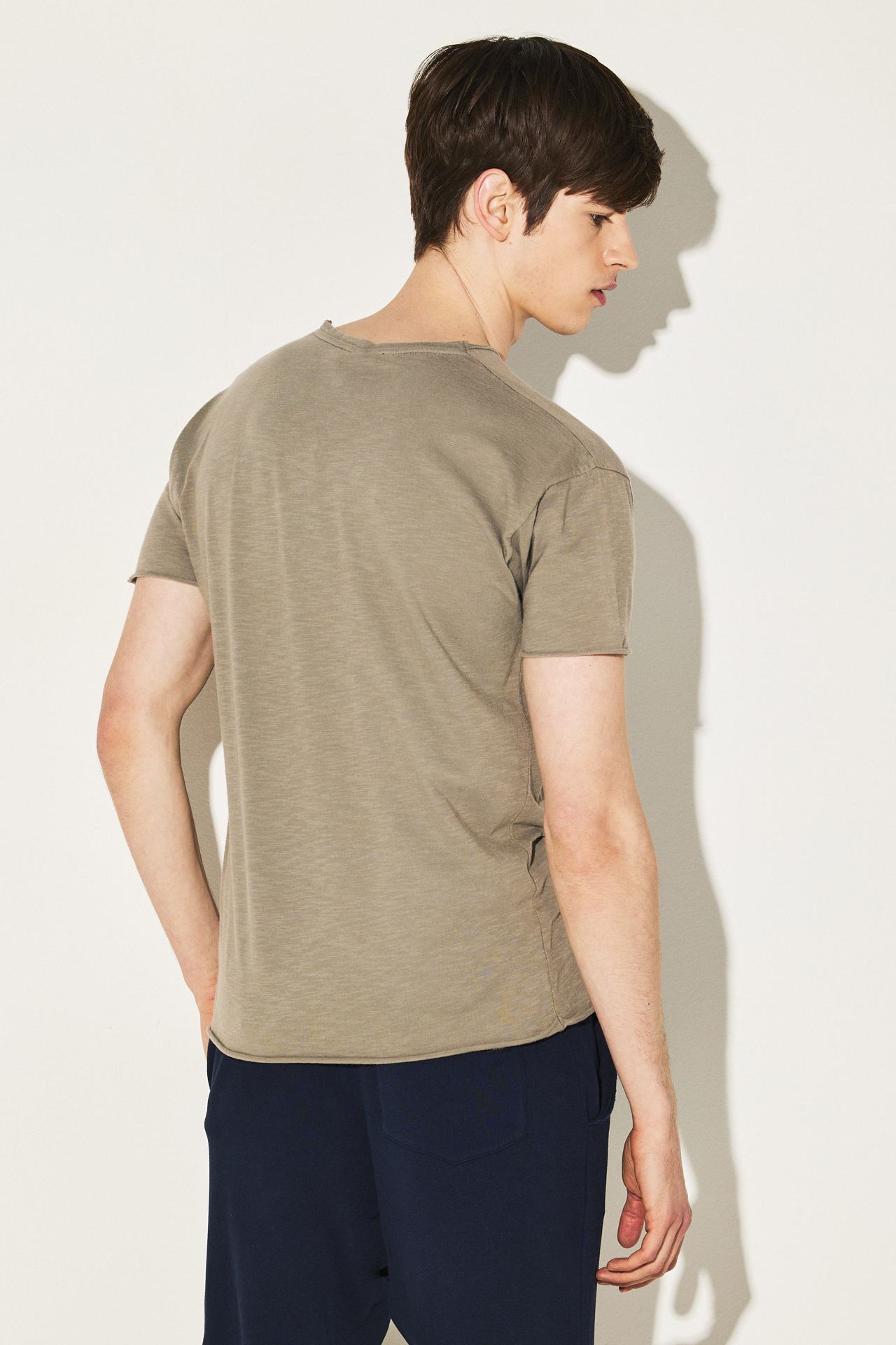 SLUB JERSEY RELAXED SLEEVES TEE