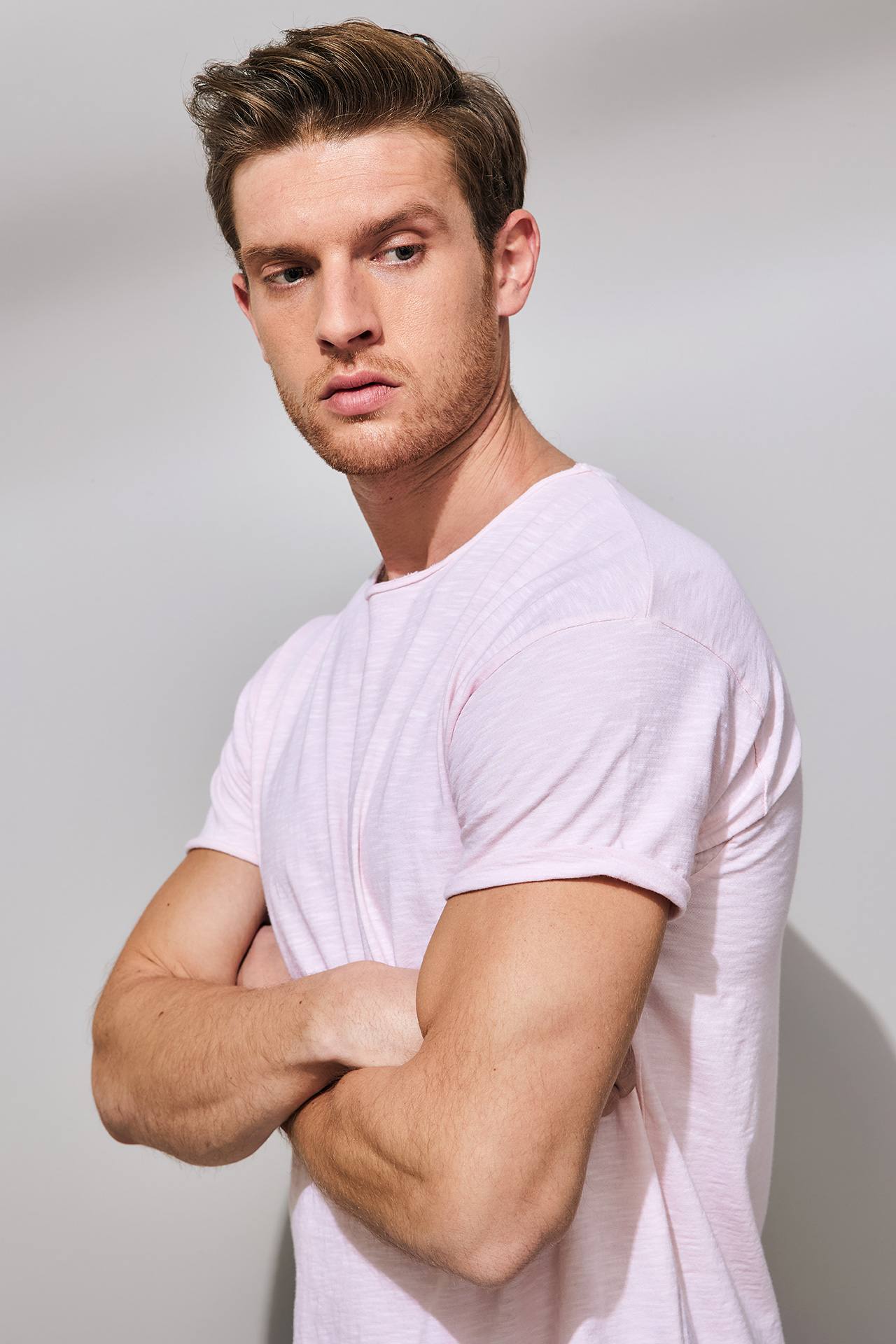 SLUB JERSEY RELAXED SLEEVES TEE