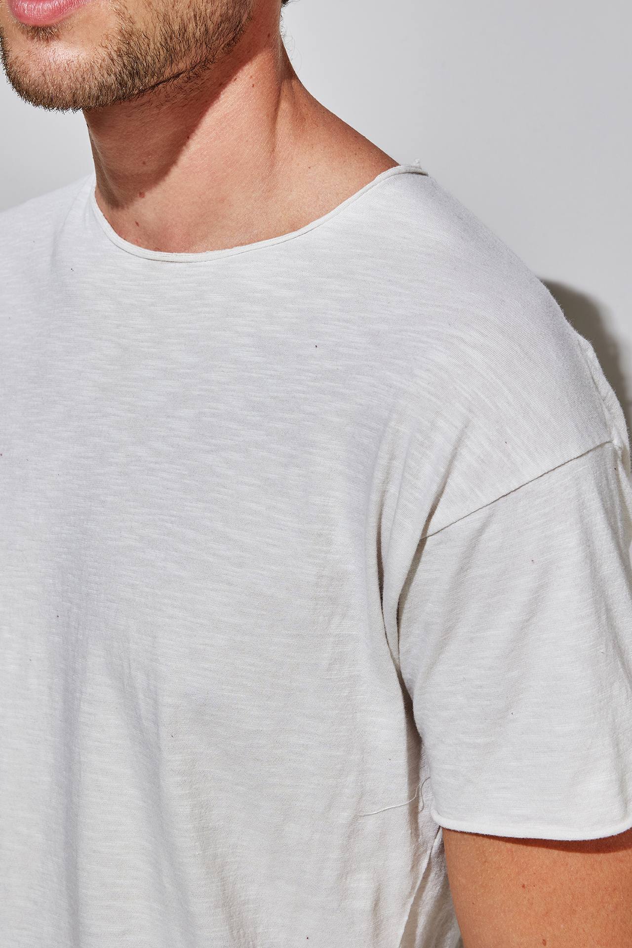 SLUB JERSEY RELAXED SLEEVES TEE