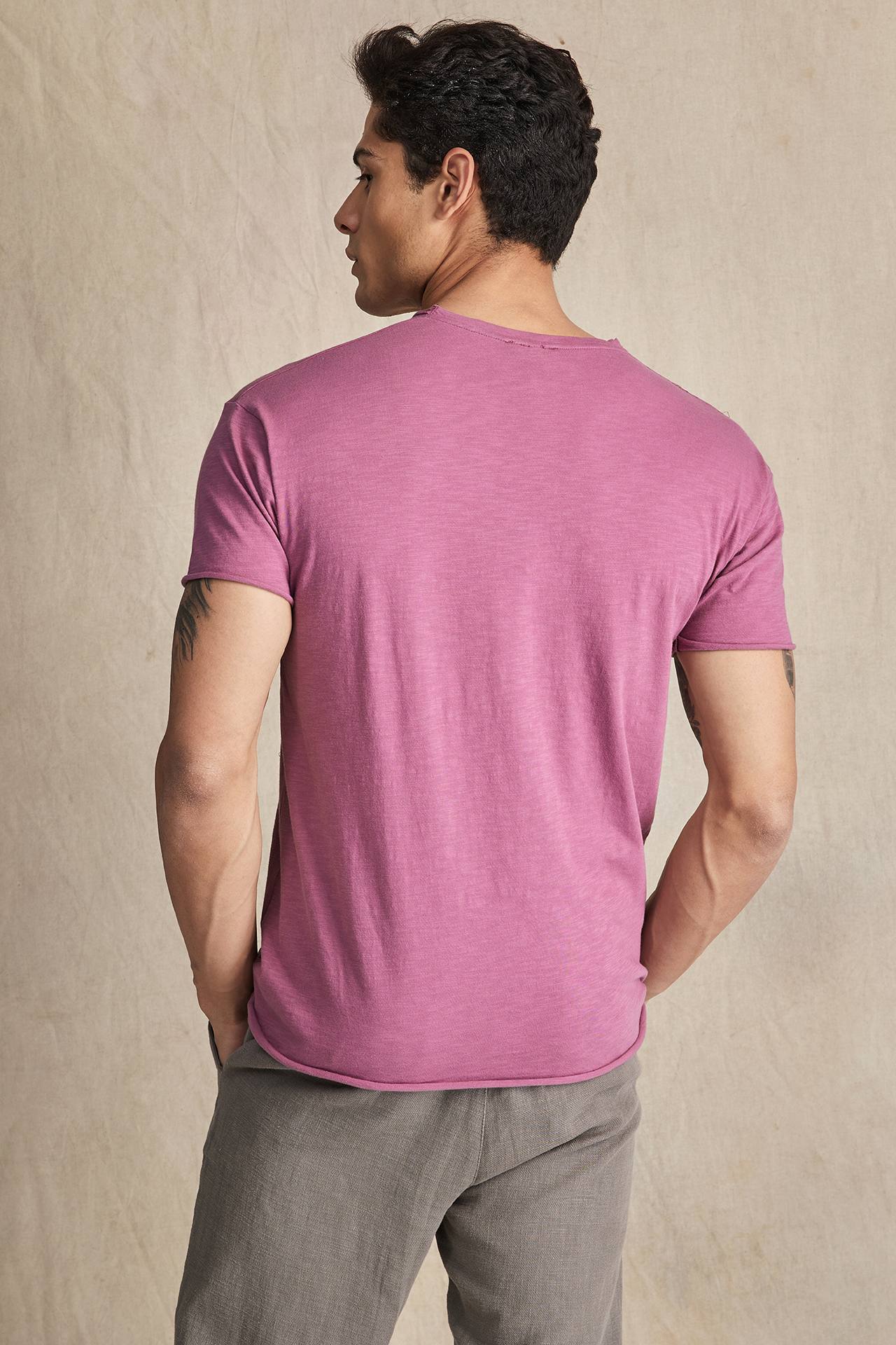 SLUB JERSEY RELAXED SLEEVES TEE