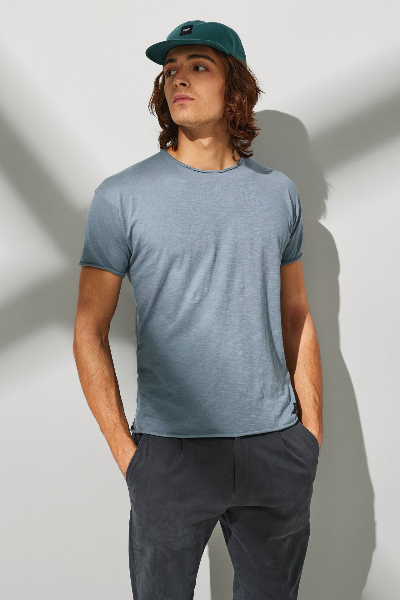SLUB JERSEY RELAXED SLEEVES TEE