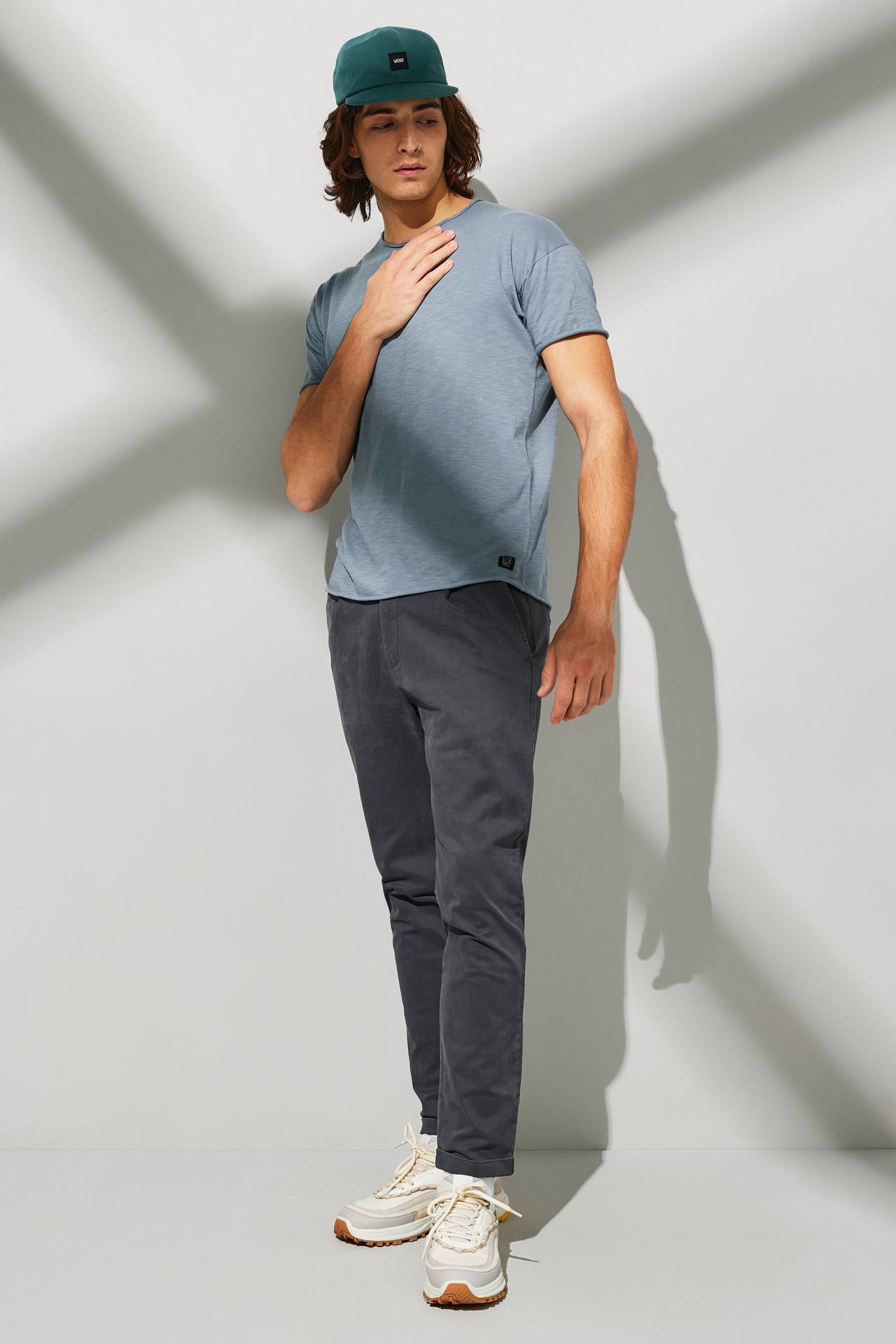 SLUB JERSEY RELAXED SLEEVES TEE
