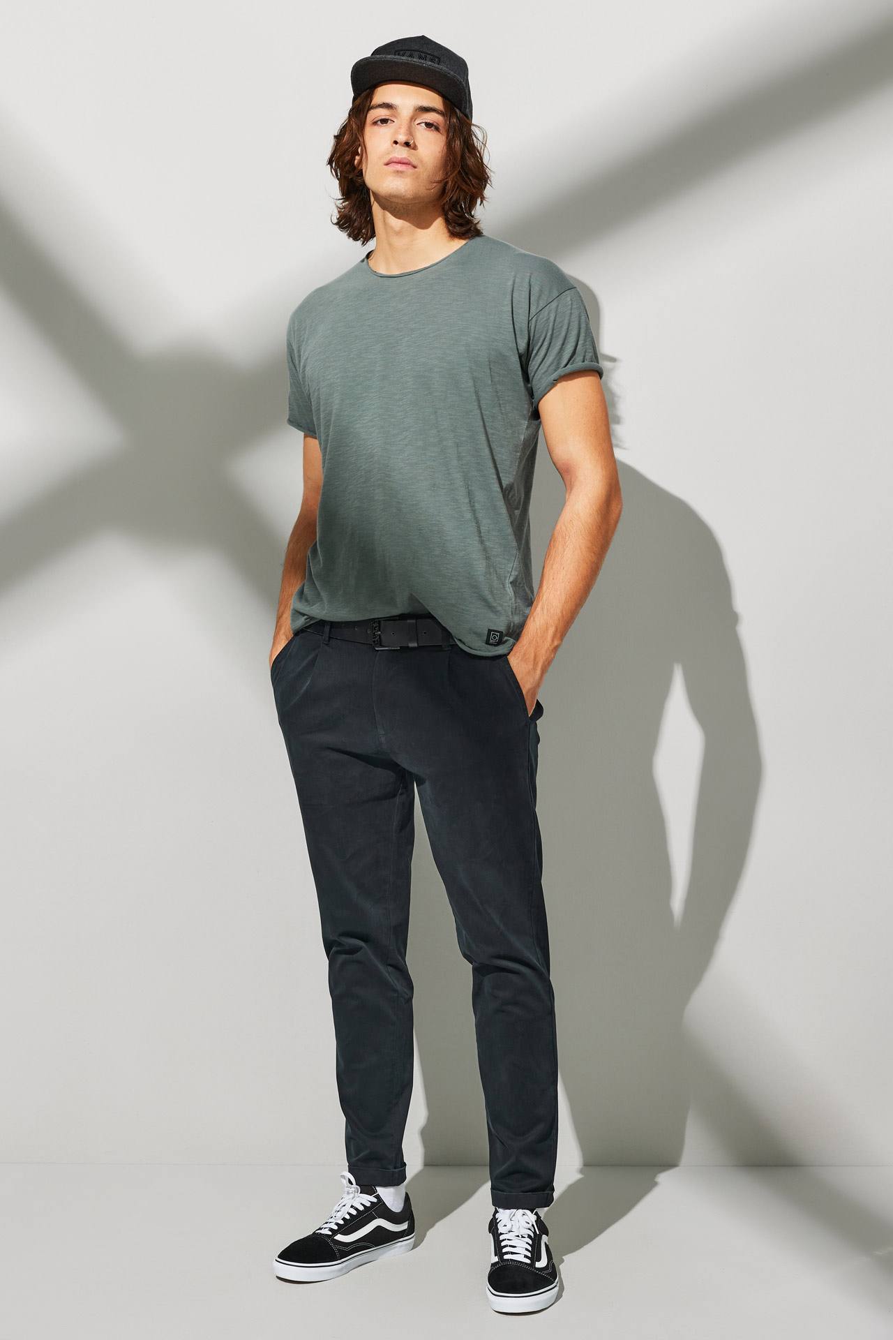 SLUB JERSEY RELAXED SLEEVES TEE